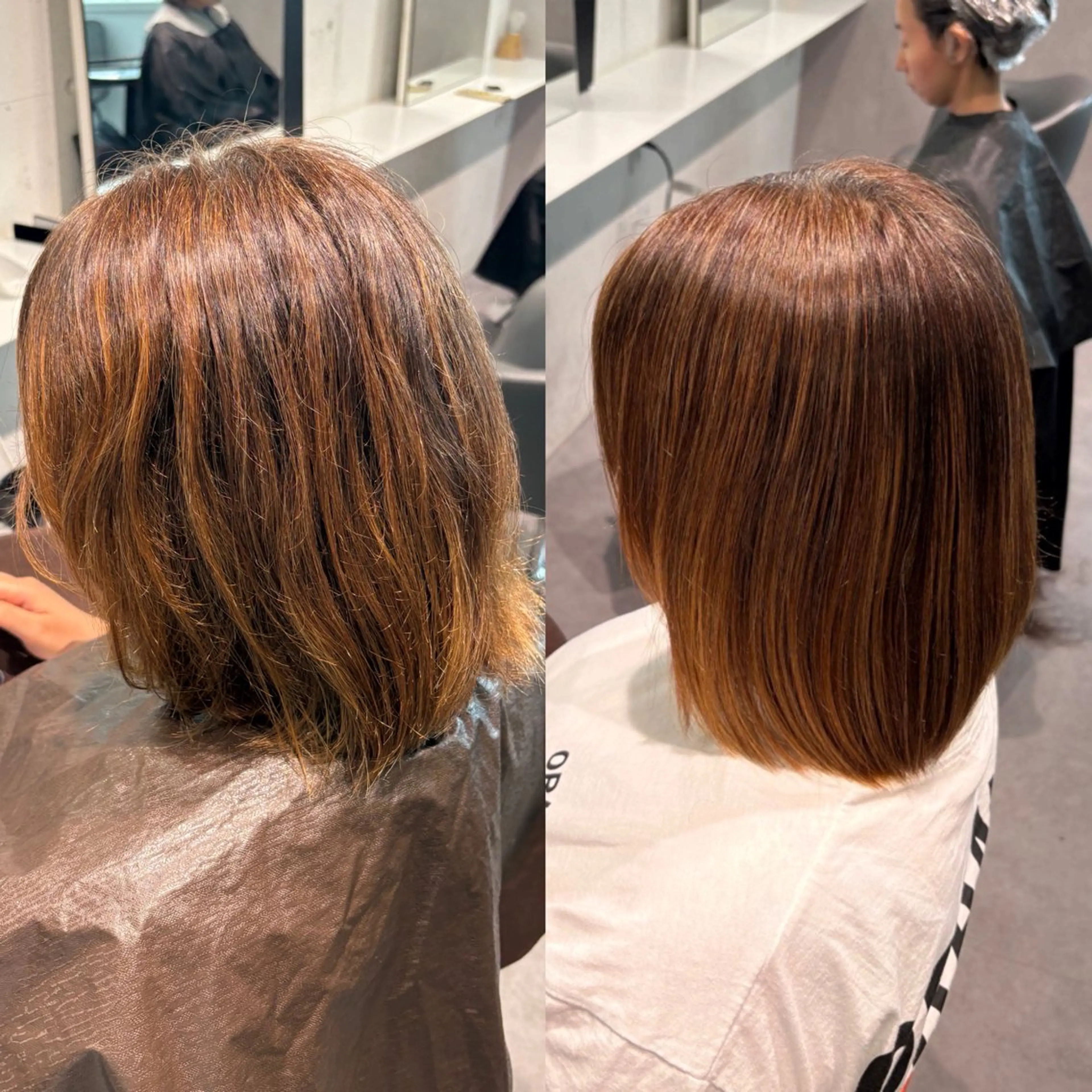 パーマ 縮毛矯正 濱口 健慎のヘアスタイル