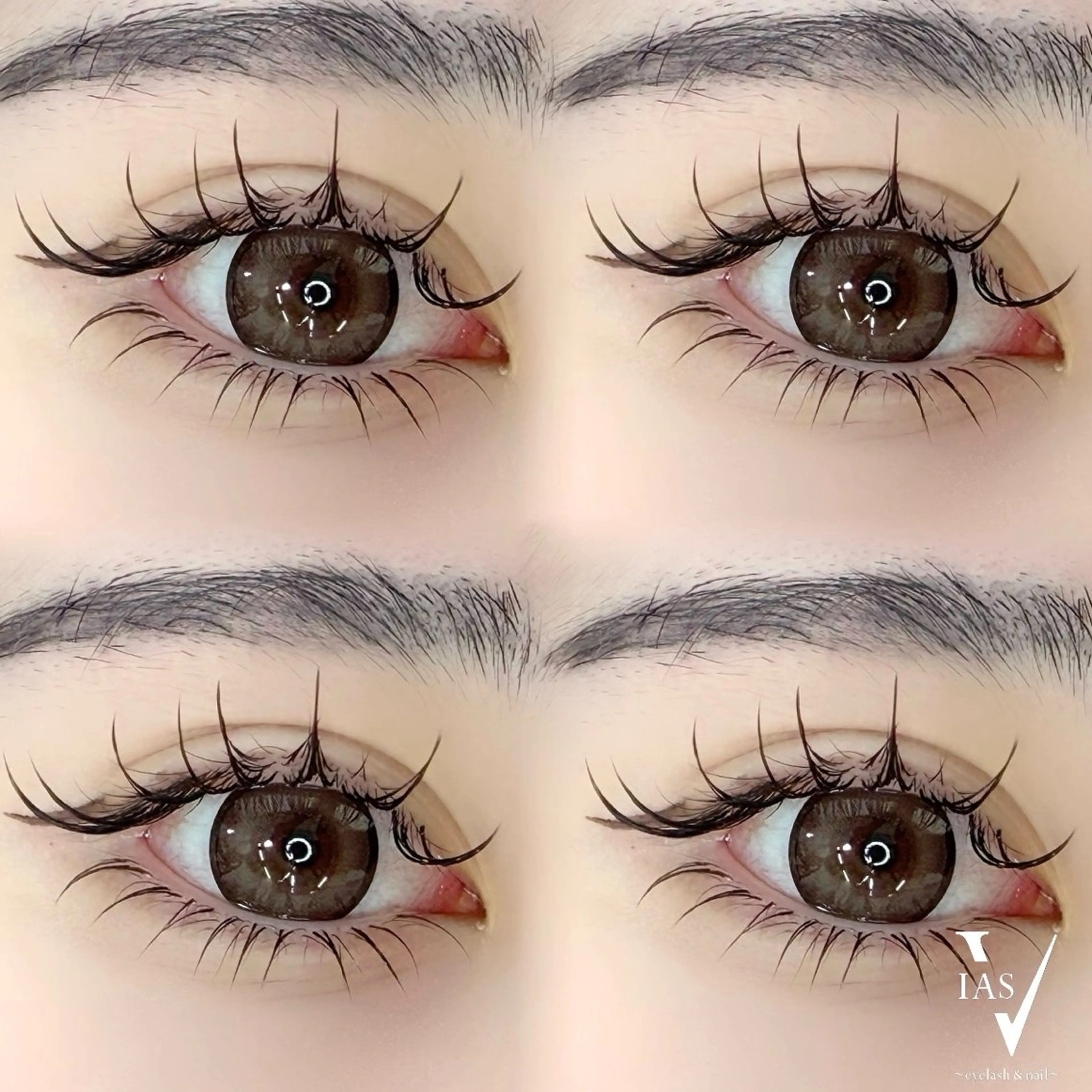 マツエク・マツパ バインドロック 下まつげエクステ VIAS sakiのマツエク・マツパデザイン