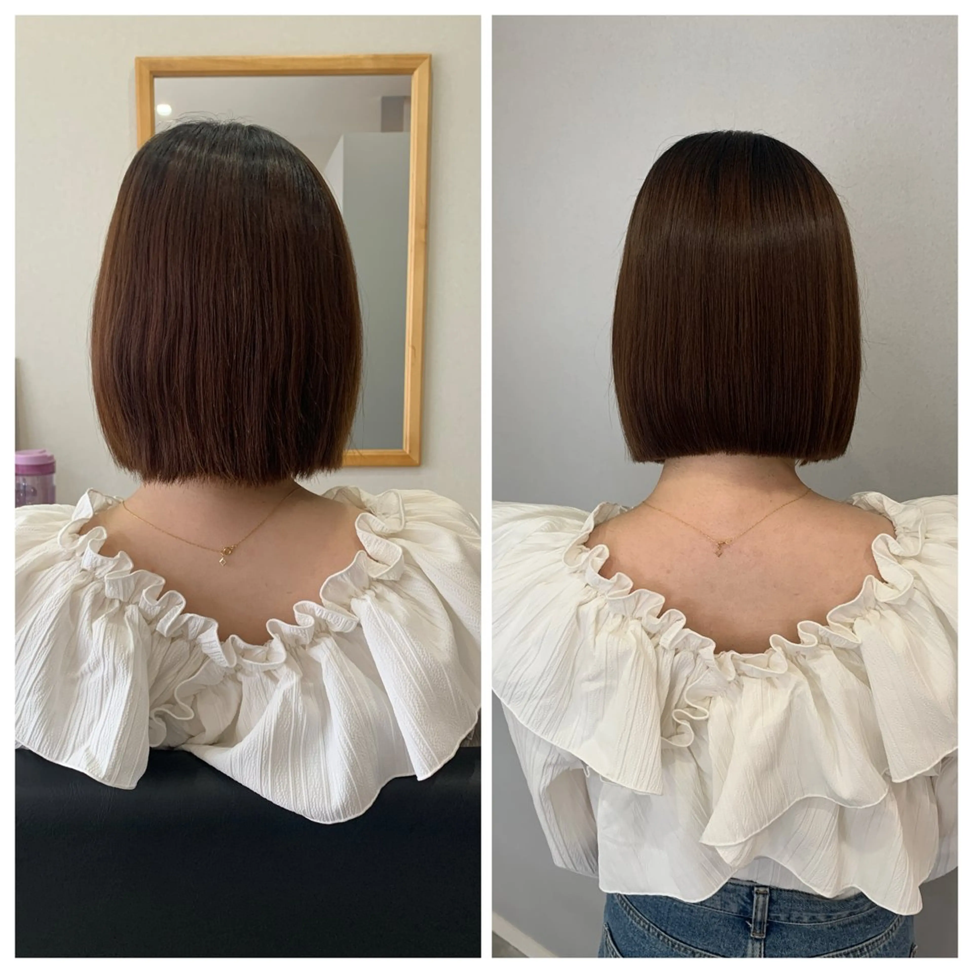 ショート ボブ カット 縮毛矯正 トリートメント en.【エン】所属・en.桐山 晃彦のヘアスタイル