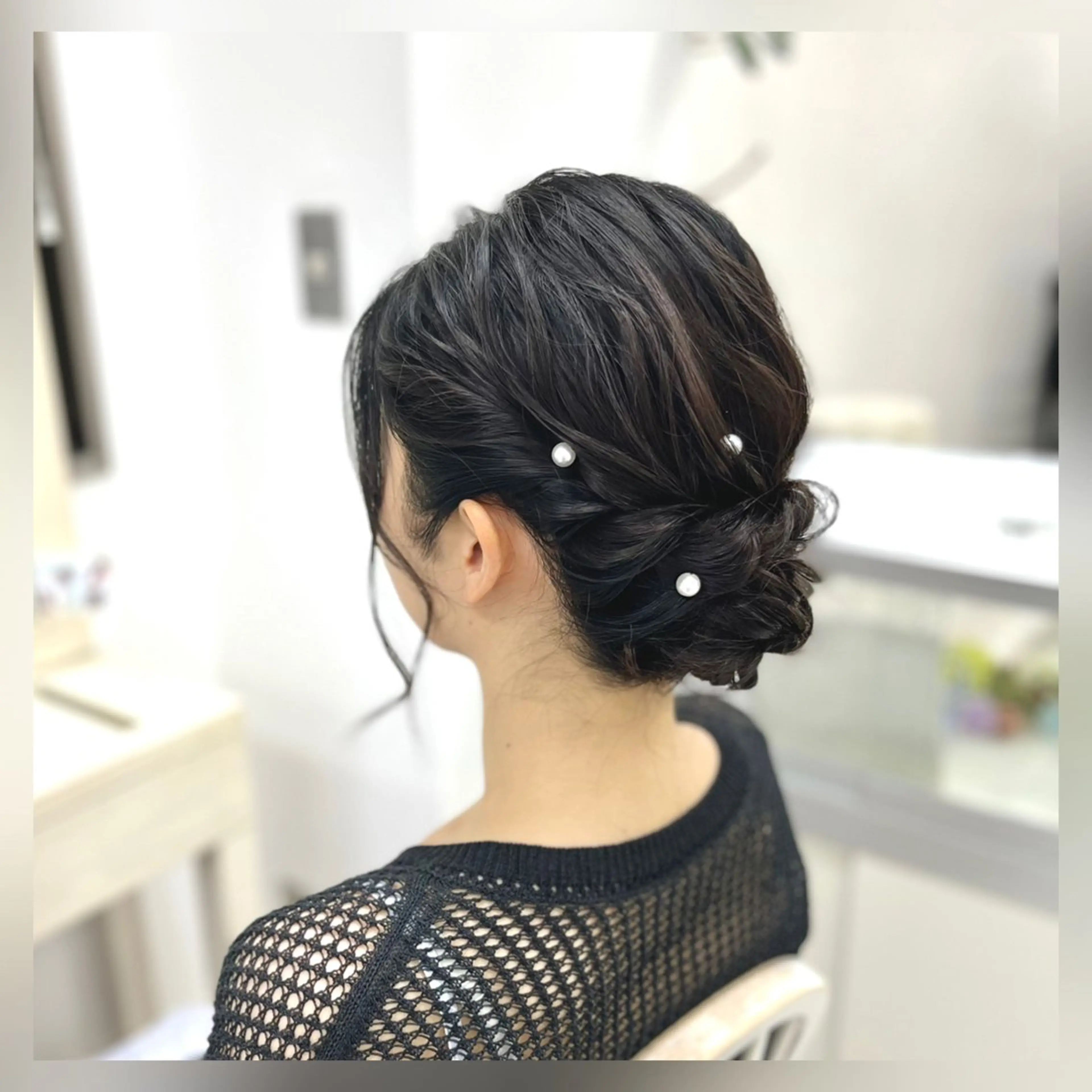 ヘアアレンジ 結婚式・ブライダル 似合わせヘアメイク 💐オダギリチアキのヘアスタイル