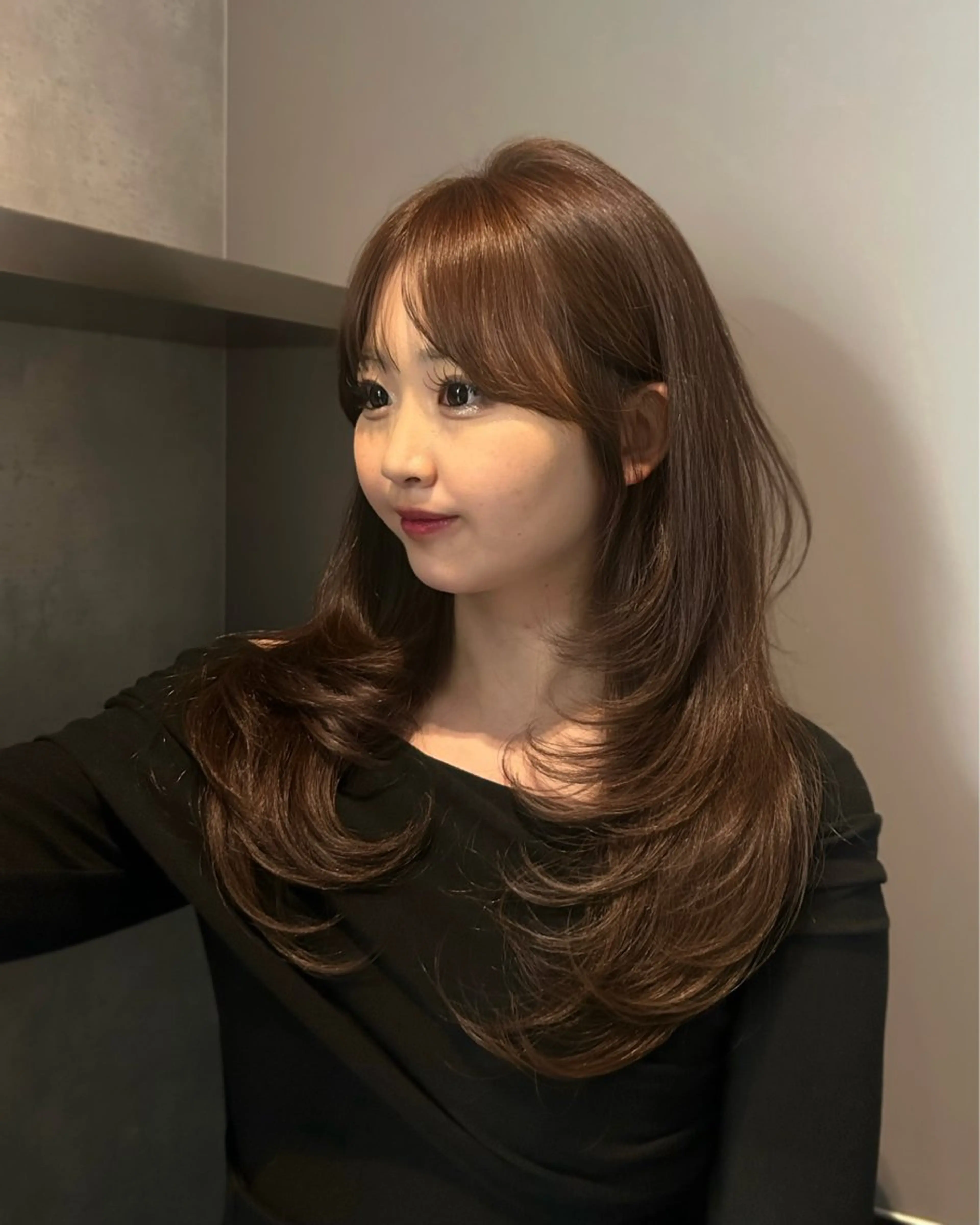 ロング レイヤーカット 大人レイヤー/艶髪 🇺🇸TOMONAのヘアスタイル