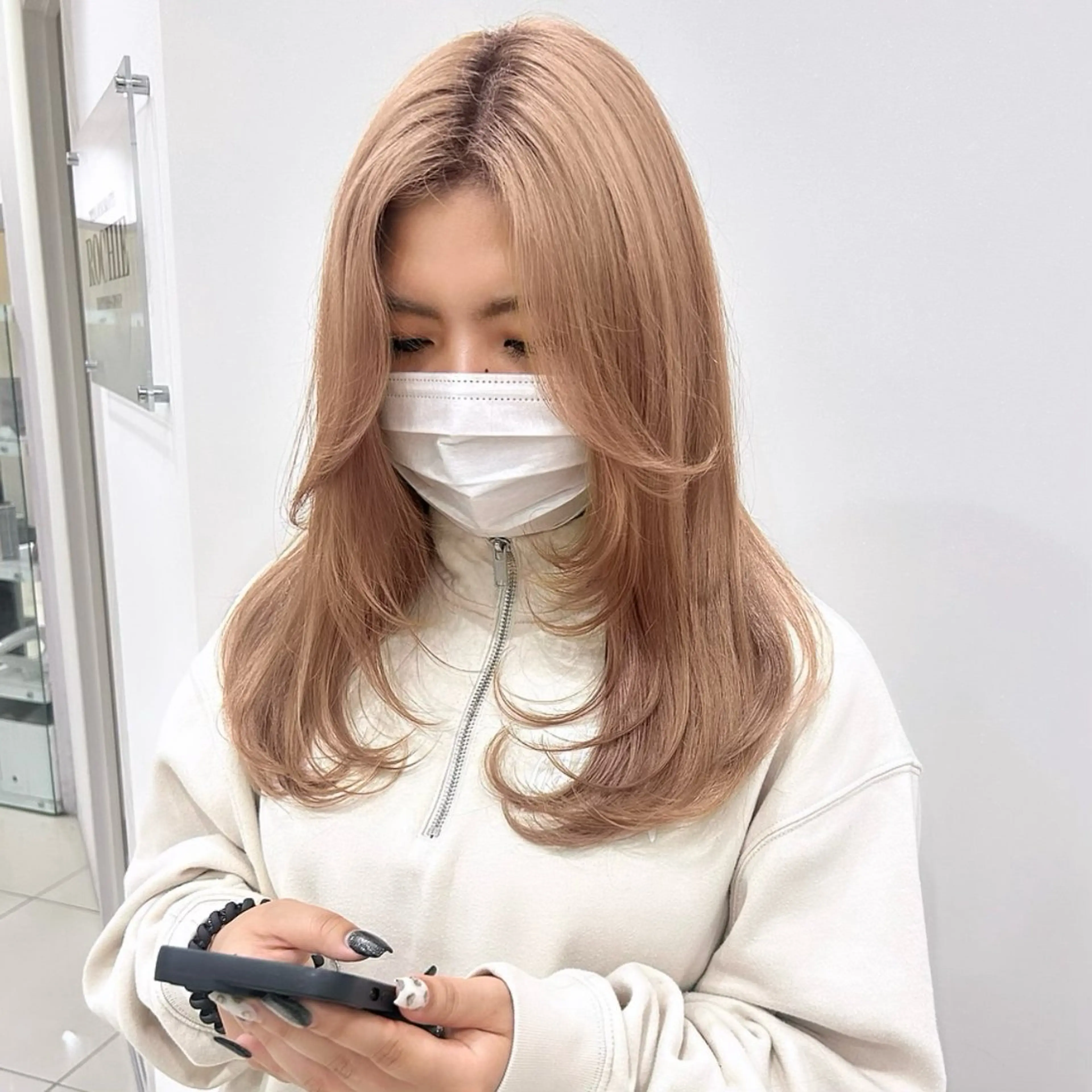 ロング レイヤーカット カット ハピネス所属・川本 真鈴のヘアスタイル