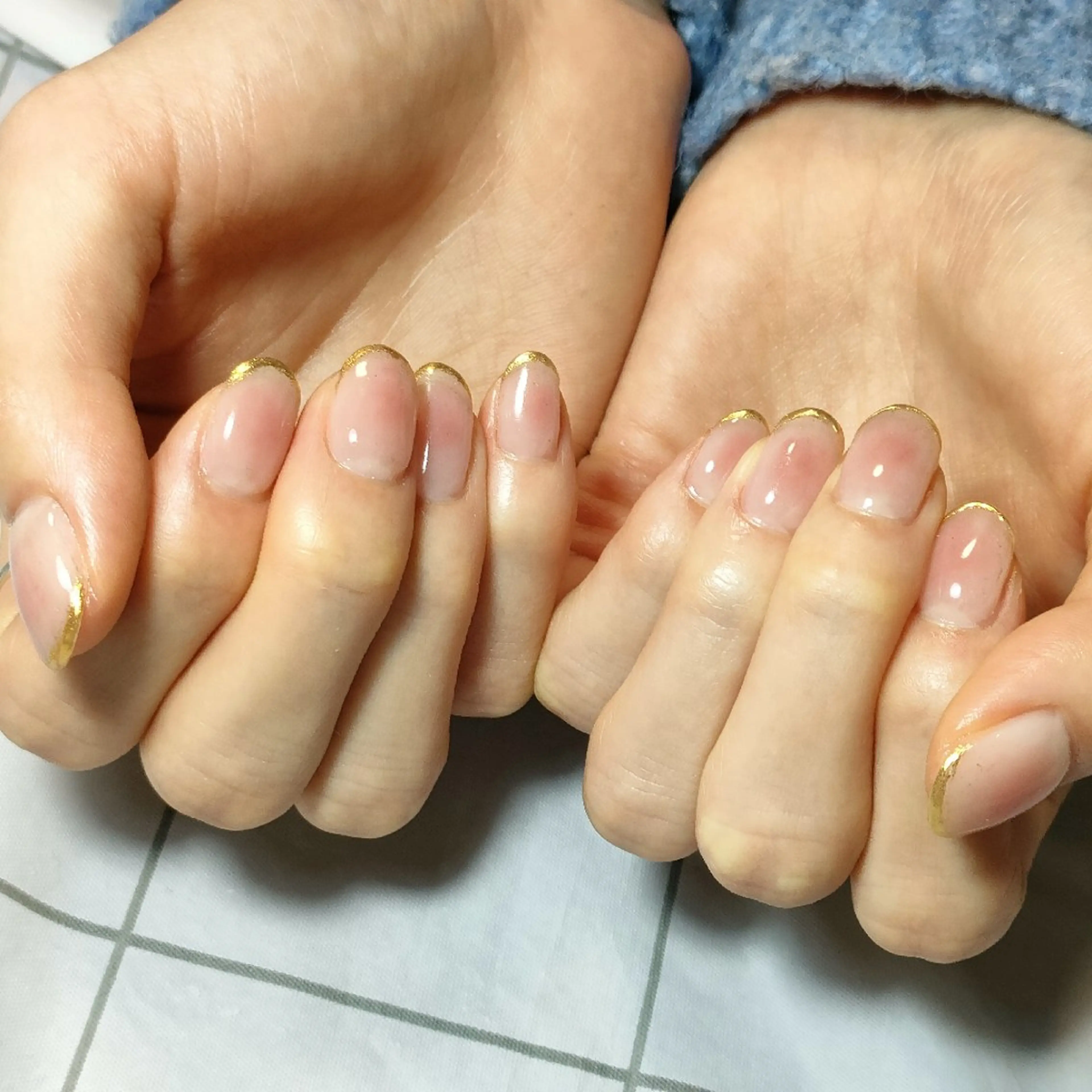 ネイル アートネイル チークネイル ミラーネイル oir. nailsalonのネイルデザイン