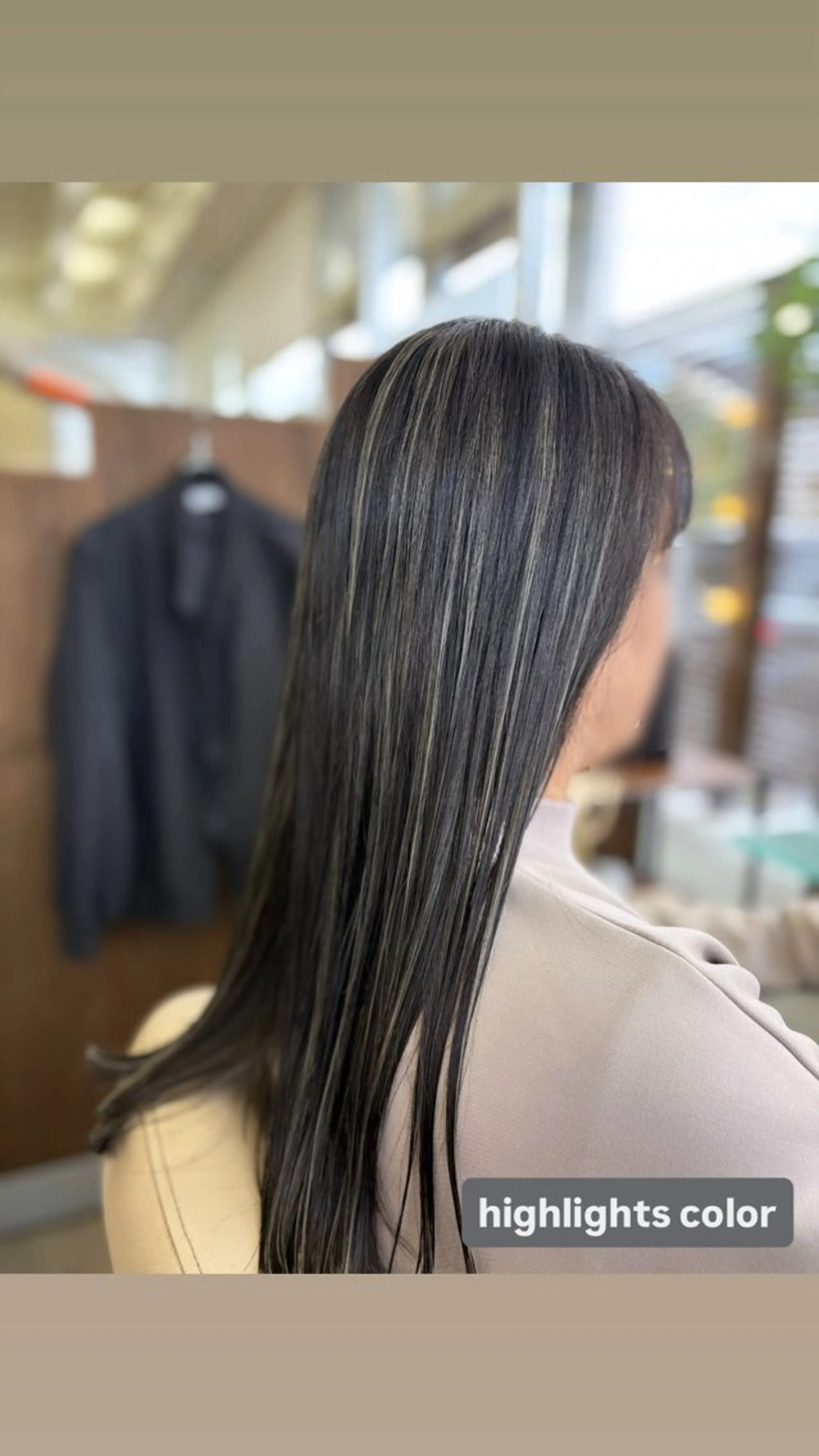 ロング ハイライト カット ヘアカラー FIRST所属・⭐︎ SAYAKAのマツエク・マツパデザイン