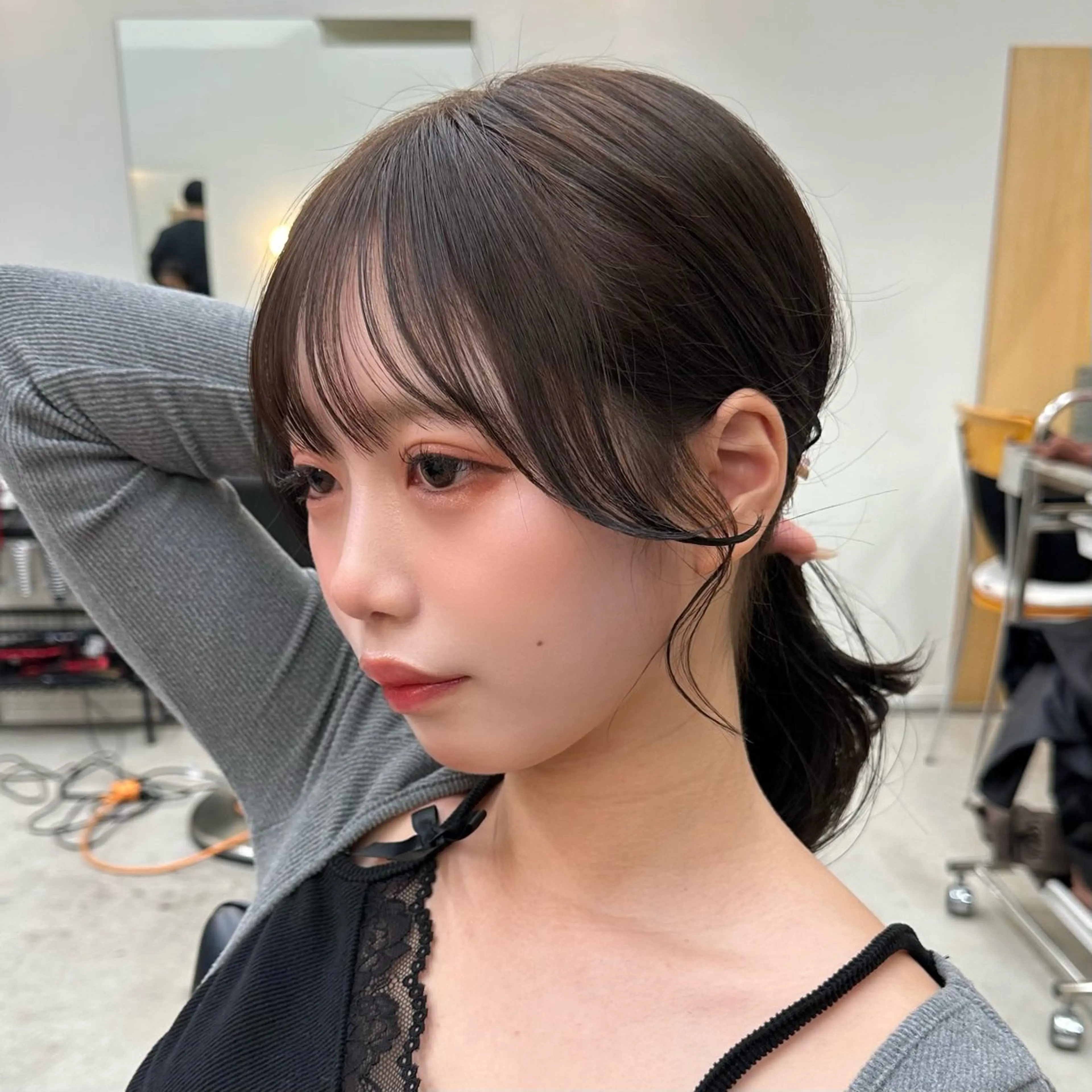 ロング カット ヘアカラー トリートメント SALOWIN原宿AROA店所属・顔まわり神カット✂︎ 齋藤雄大【原宿】のヘアスタイル