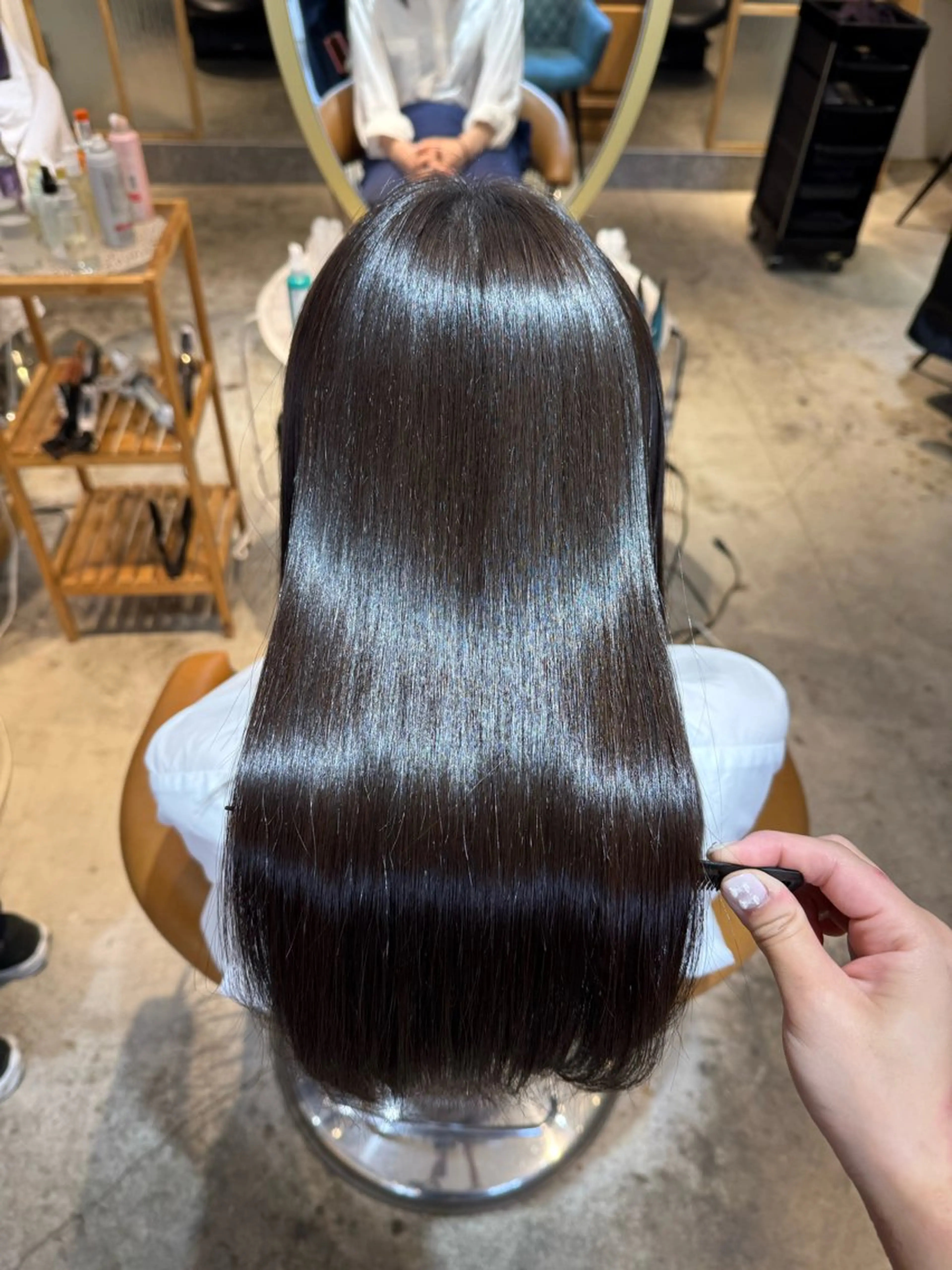 セミロング 髪質改善 縮毛矯正 カット 縮毛矯正 トリートメント ヘアセット 髪質改善/ボブ /韓国/erikoのヘアスタイル