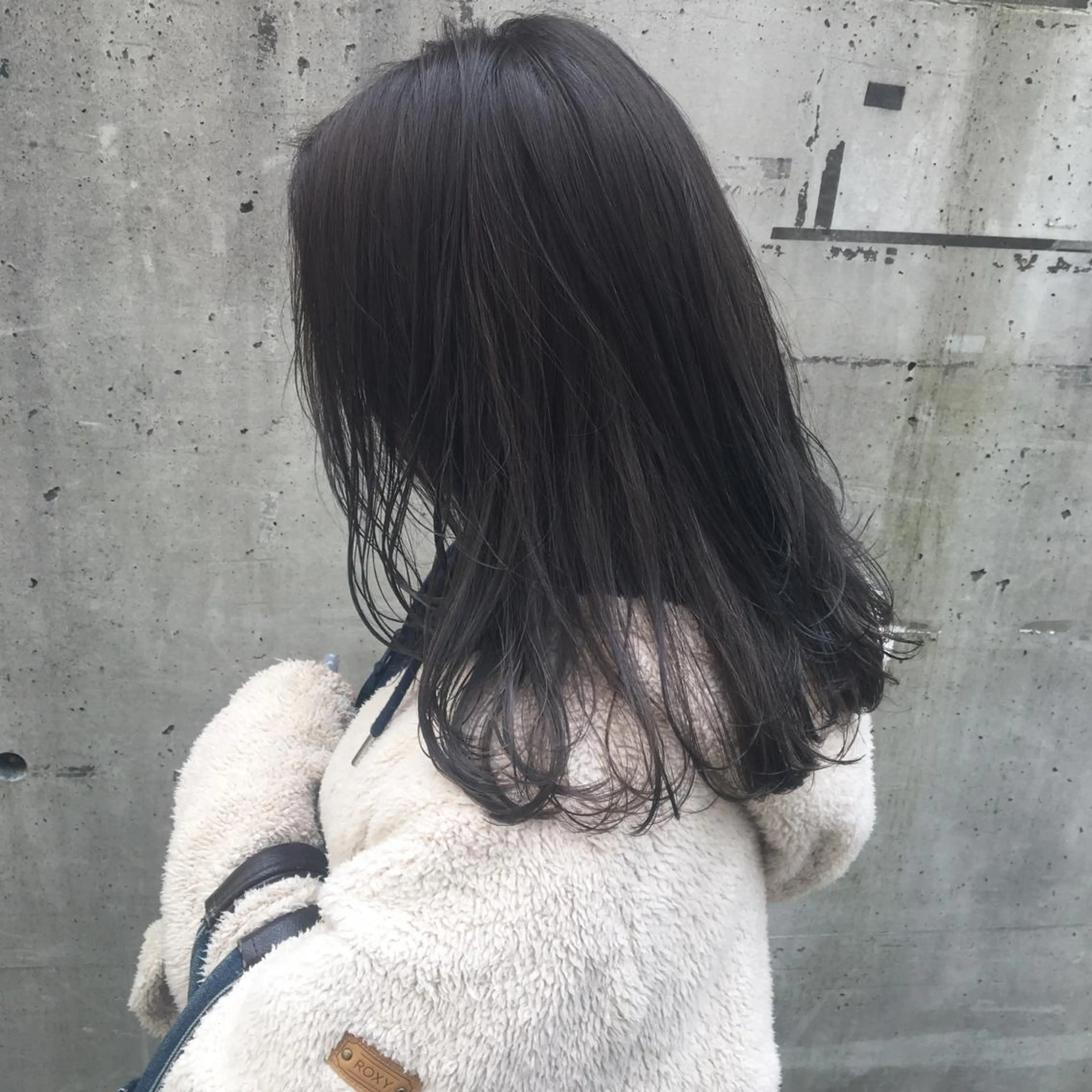 セミロング カラー 透明感カラー ヘアカラー emme MIHO♡のヘアスタイル