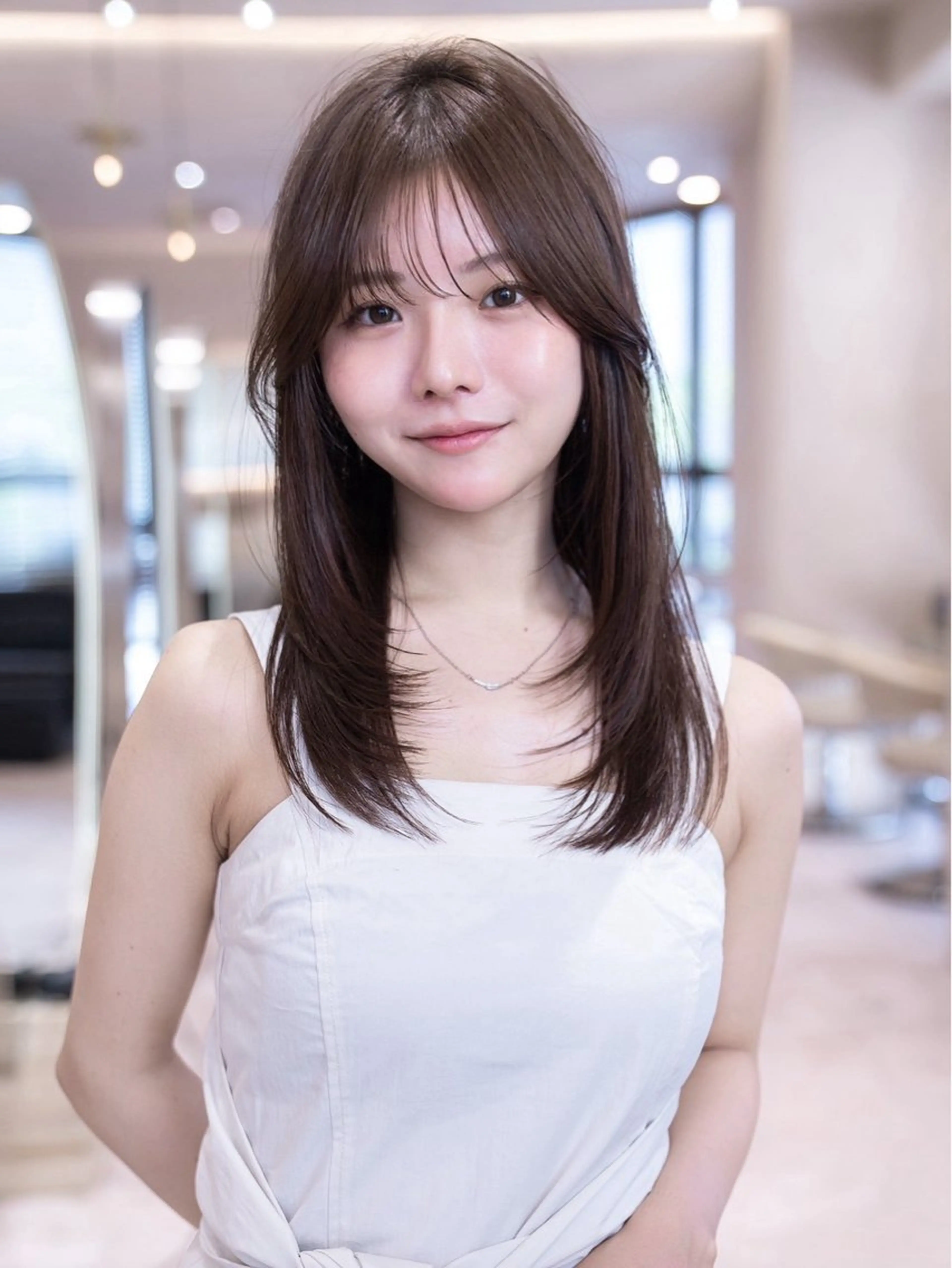 セミロング カラー 渋谷🌈透明感カラー レイヤー/mikuのヘアスタイル