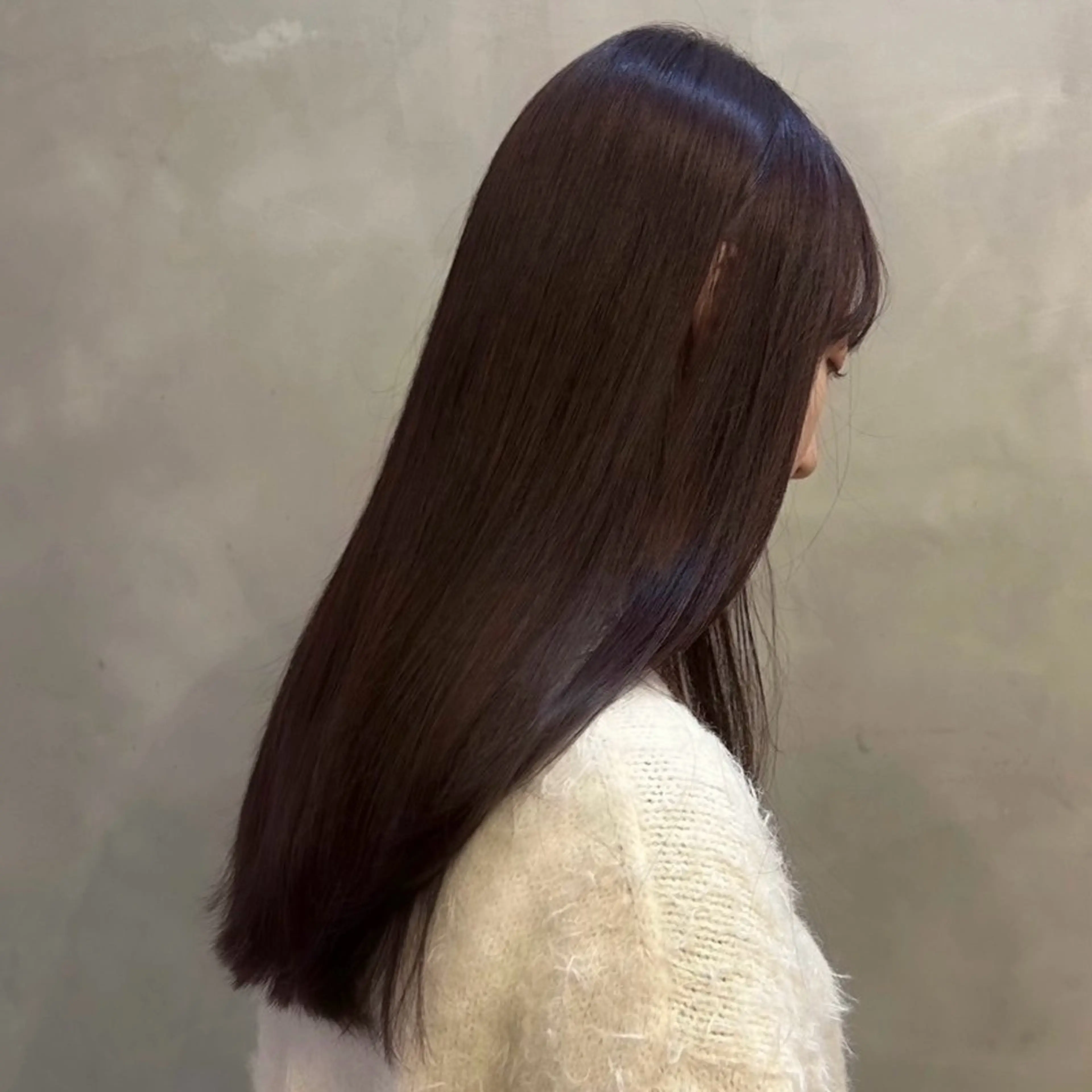 セミロング カラー 無料カラー🧹 miyukiのヘアスタイル