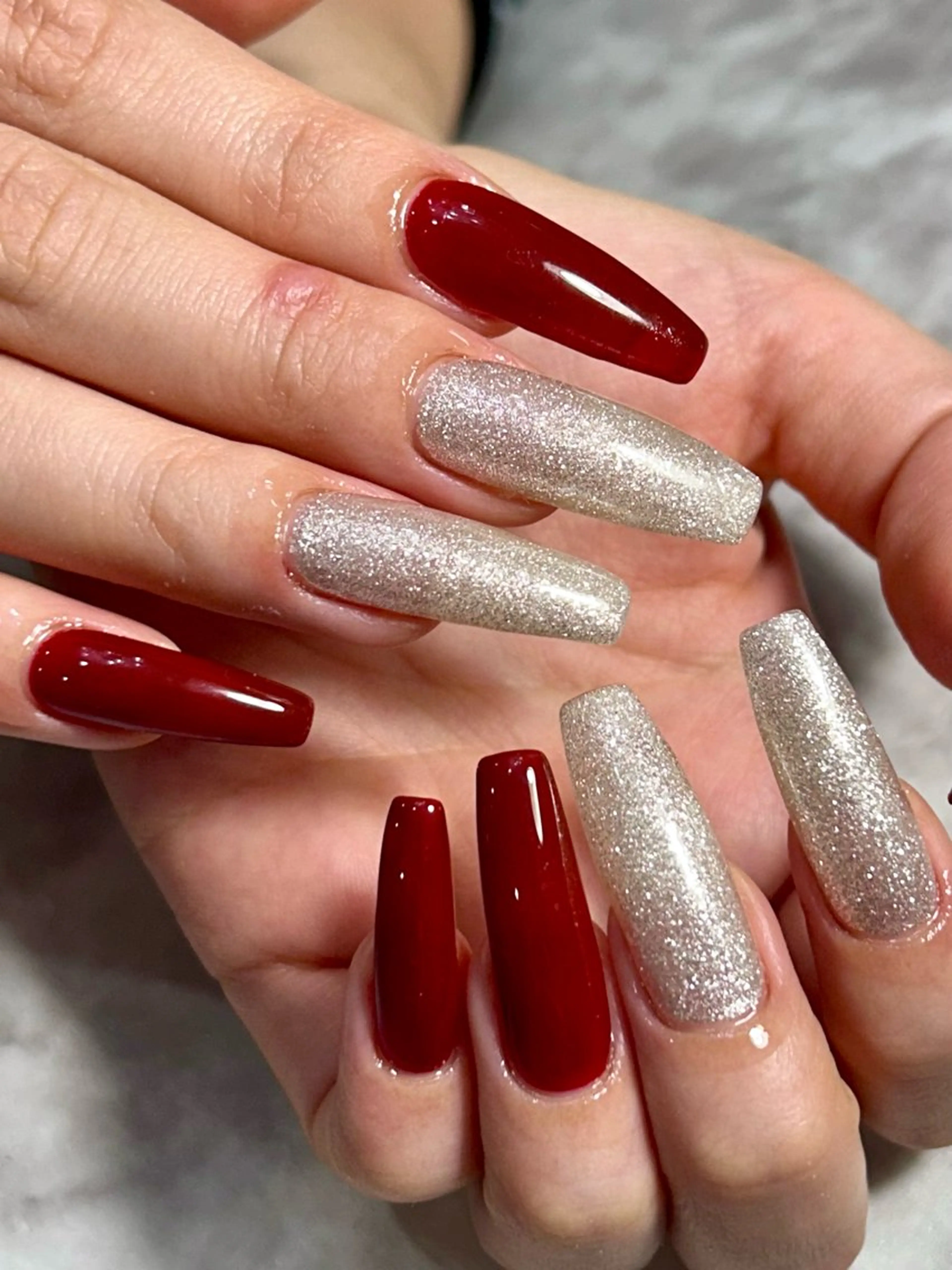 【オフ代別途】シンプルオフィスネイル☆ワンカラーの写真