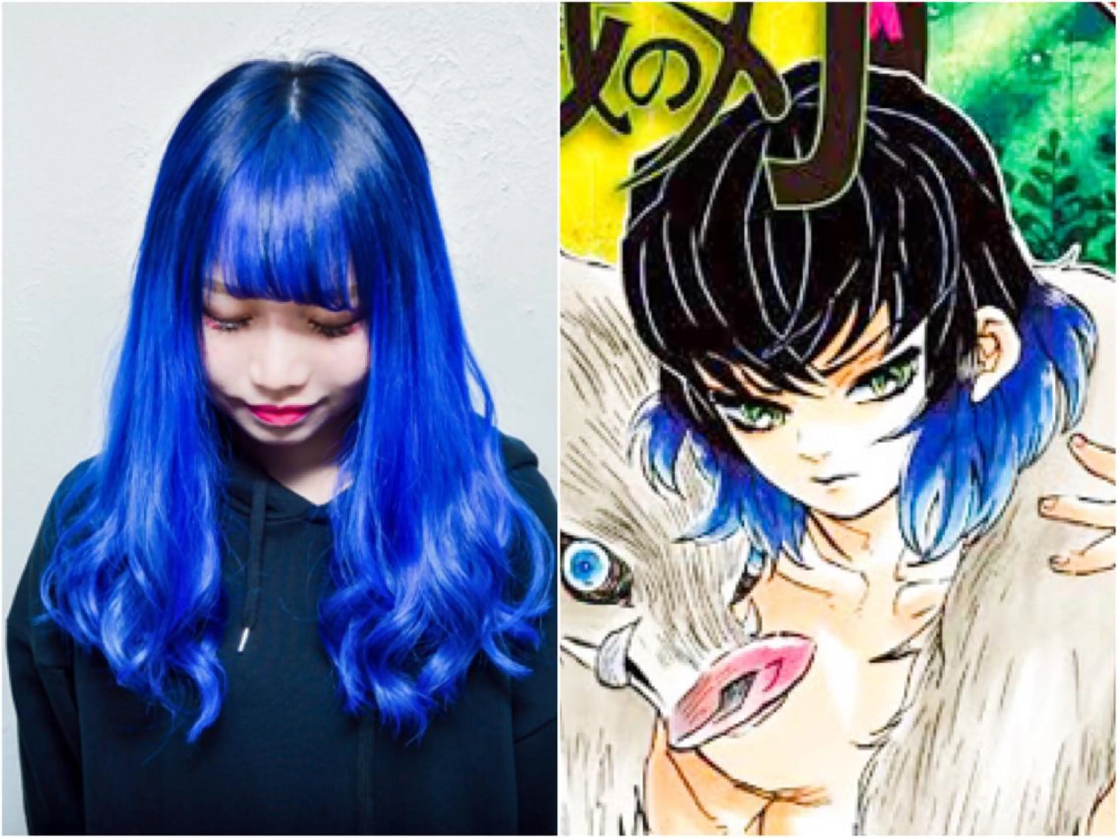 ロング カラー ヘアカラー トリートメント エクステ エクステリピート率 No.1 菊池　悠介のヘアスタイル
