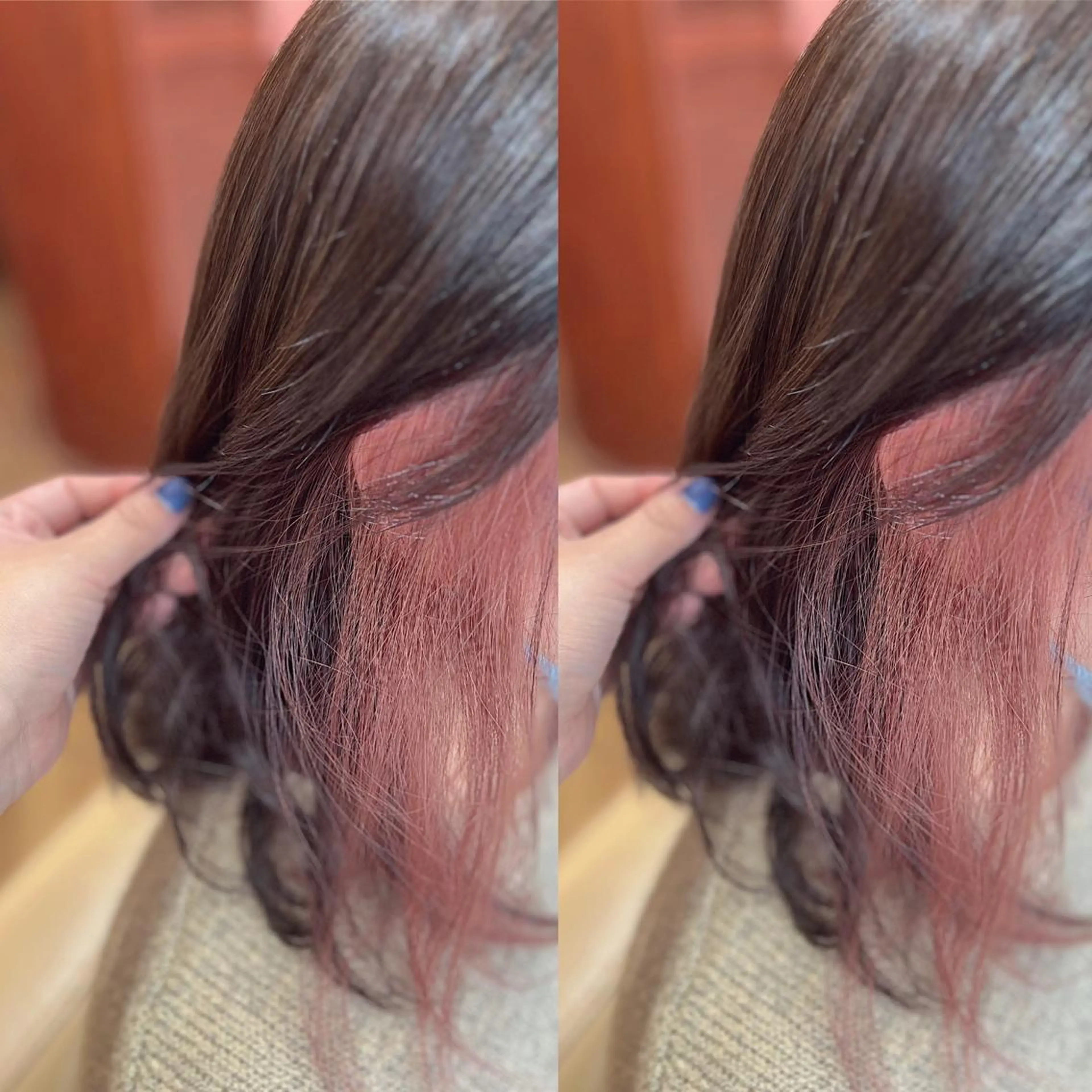 ミディアム カラー グレージュ インナーカラー ヘアーサロン feel所属・磯山 美咲のヘアスタイル