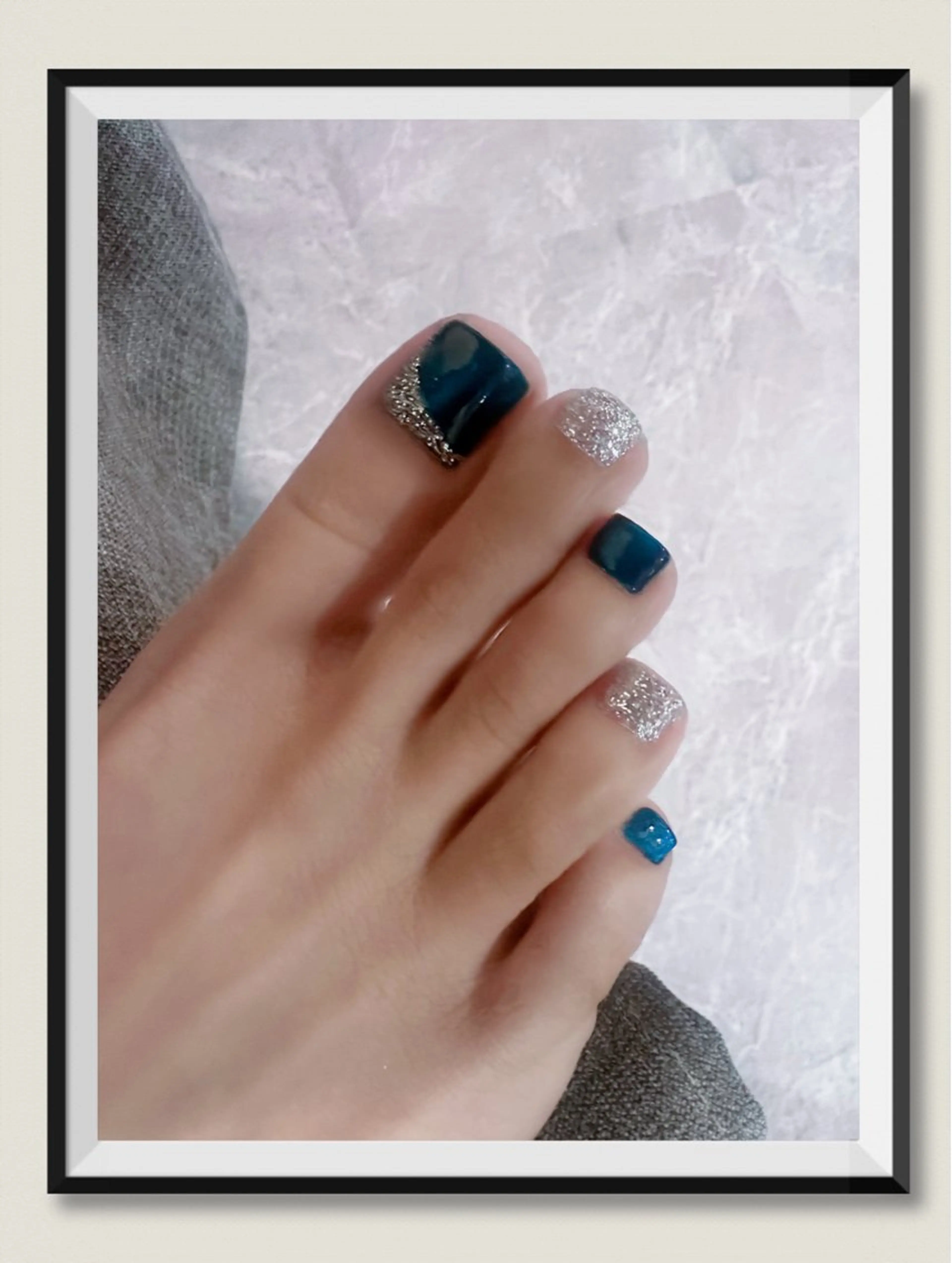 ネイル スカルプネイル シンプルネイル Lunailsalon所属・Lu nailsalonのネイルデザイン