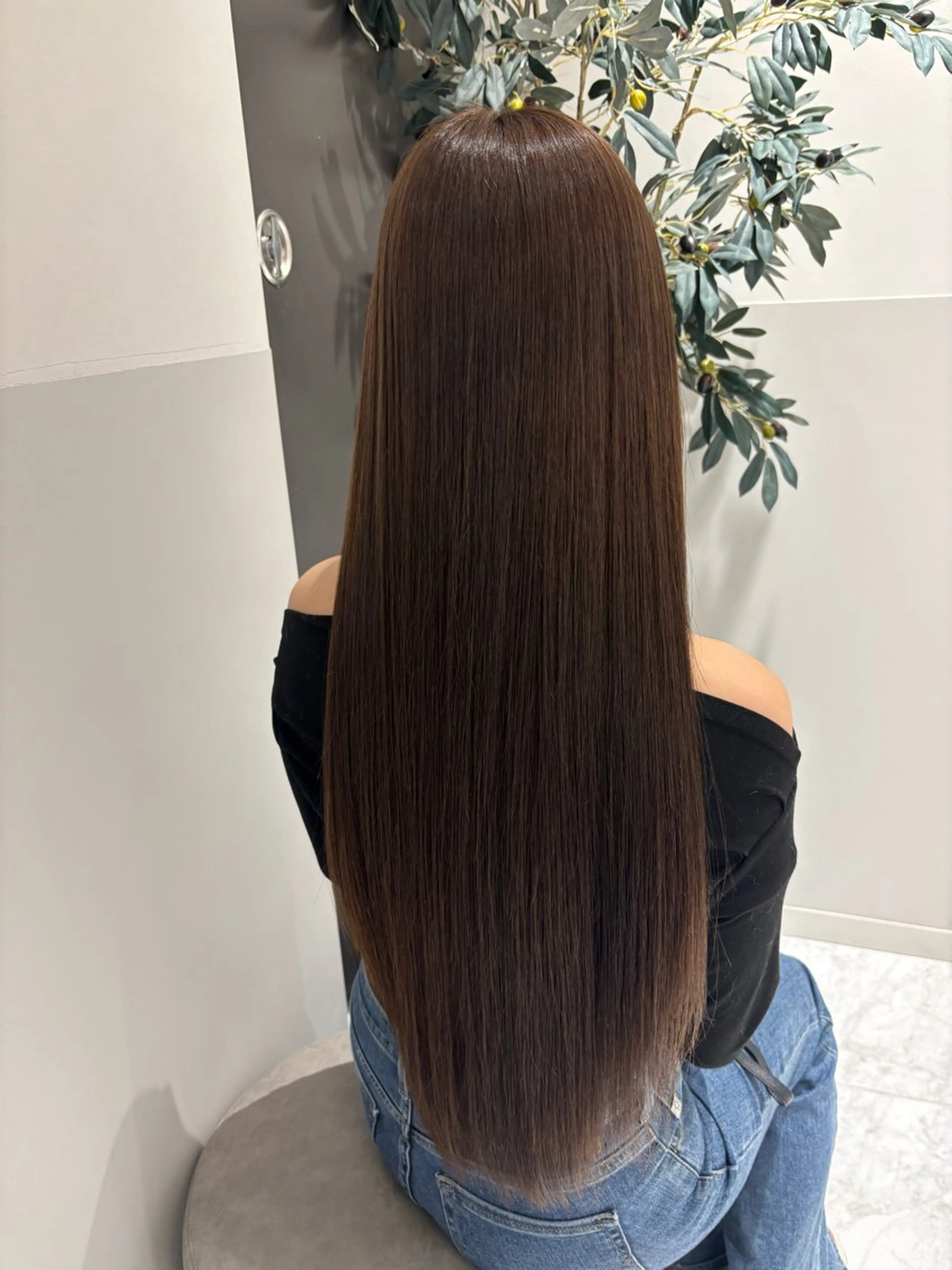 ロング 縮毛矯正 トリートメント aoi ♡グレージュ ・ベージュカラーのヘアスタイル