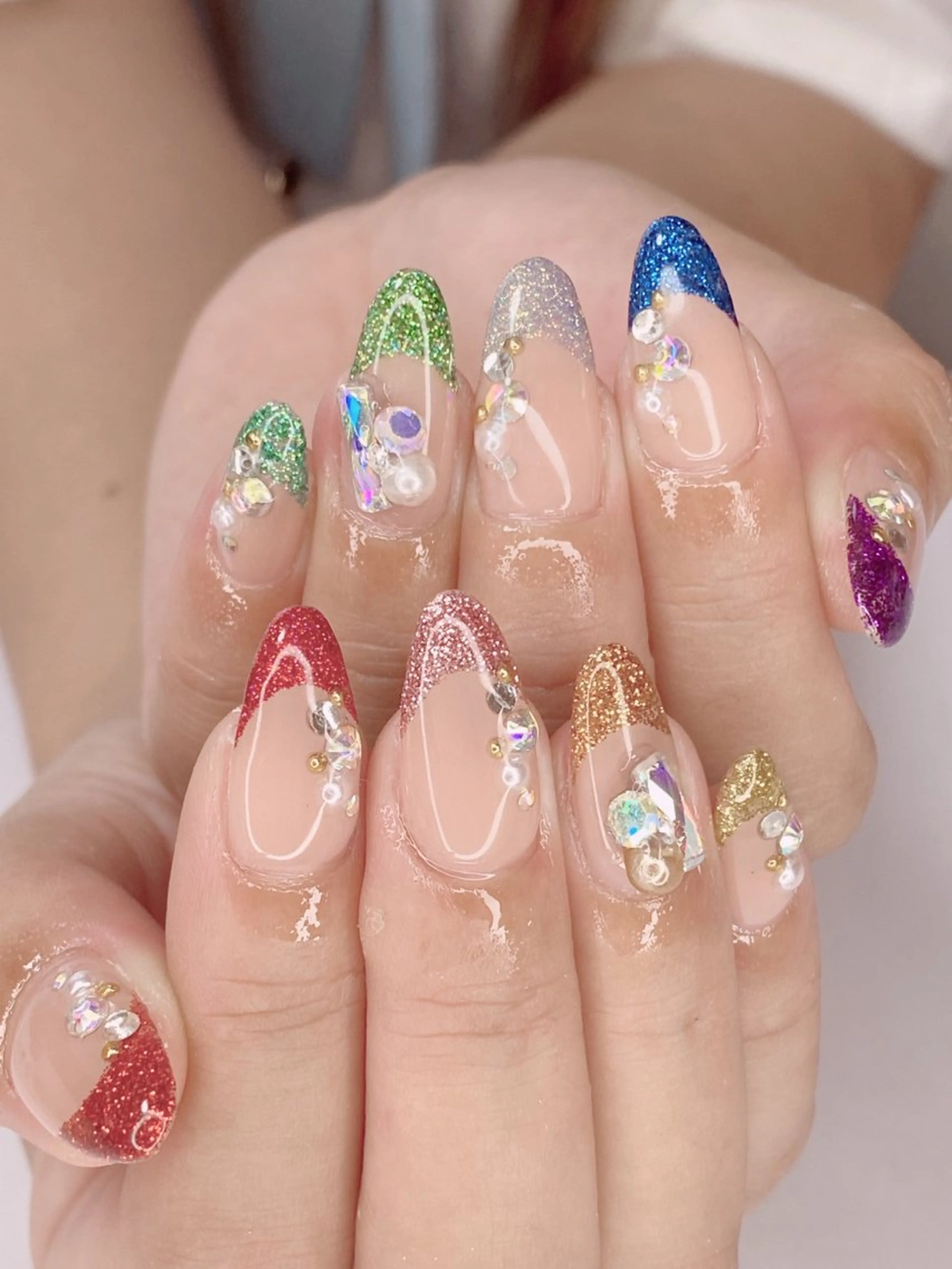 ネイル アートネイル オーロラネイル 桜ネイル クリアネイル フットネイル Nail Salon ertiのネイルデザイン