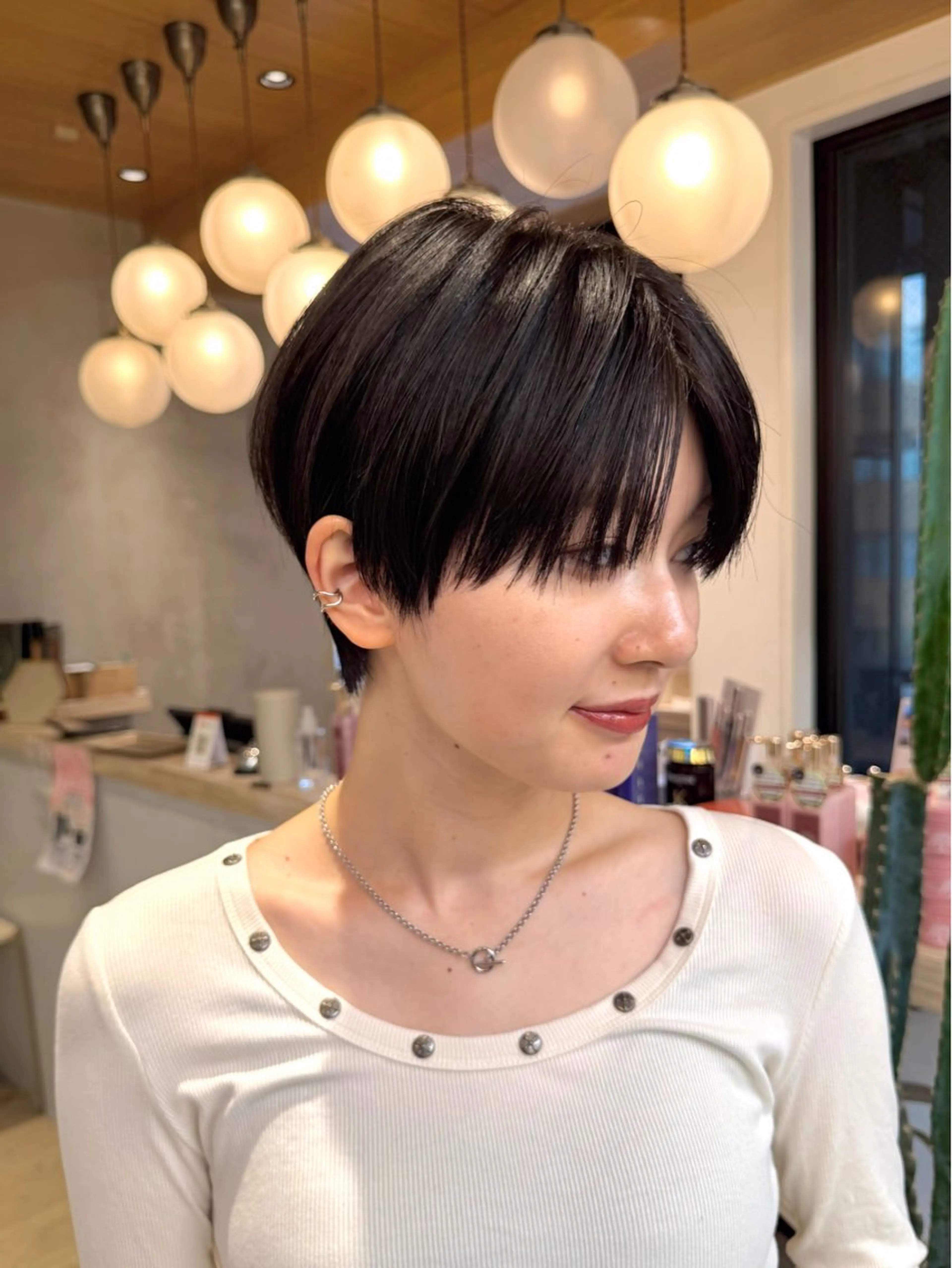 ショート カラー カット ヘアカラー トリートメント 縮毛/ショート/ボブ /ブリーチ❣️ともきのヘアスタイル