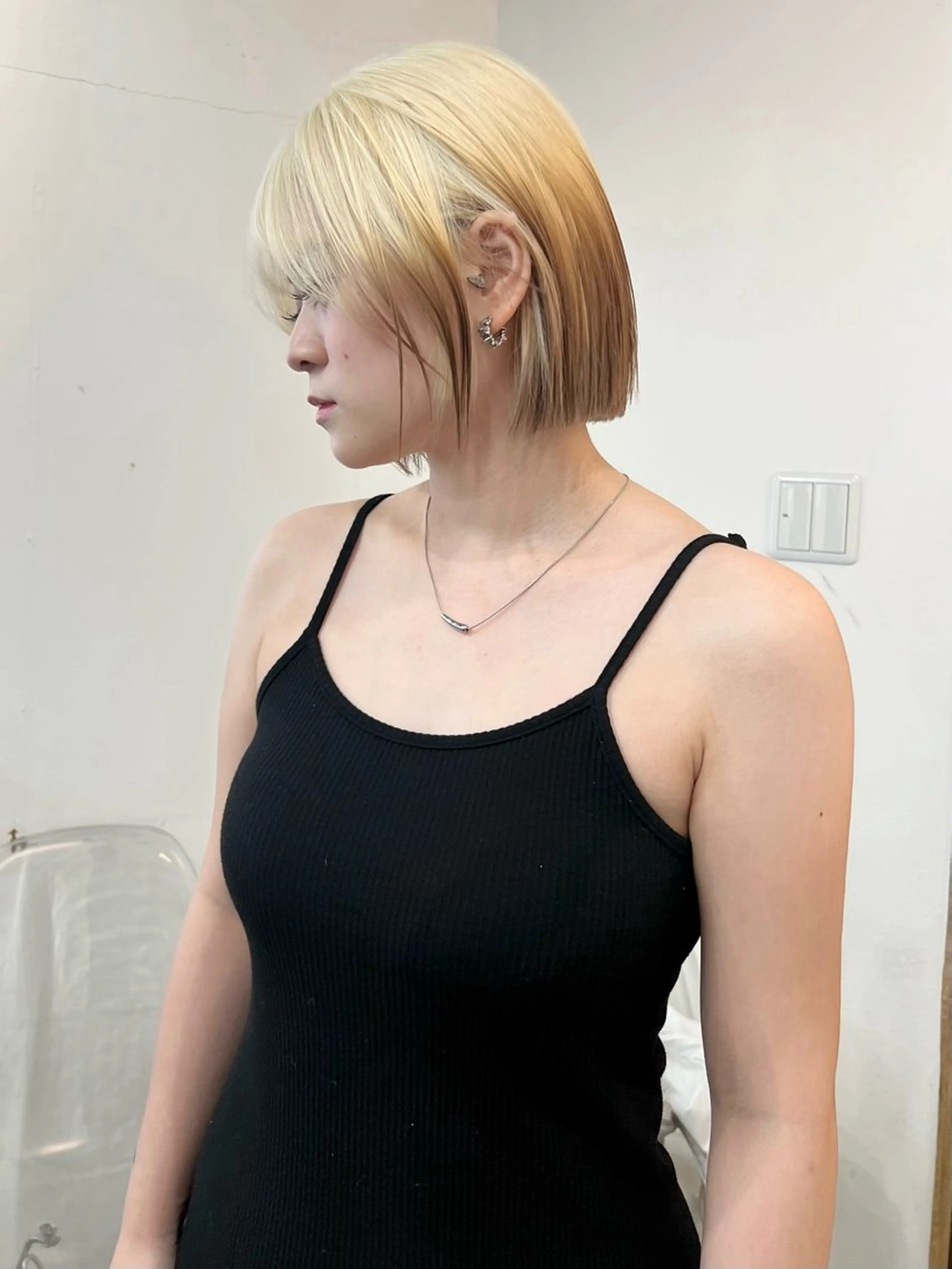 ミディアム ヘアカラー いざわりお /梅田/ブリーチのヘアスタイル