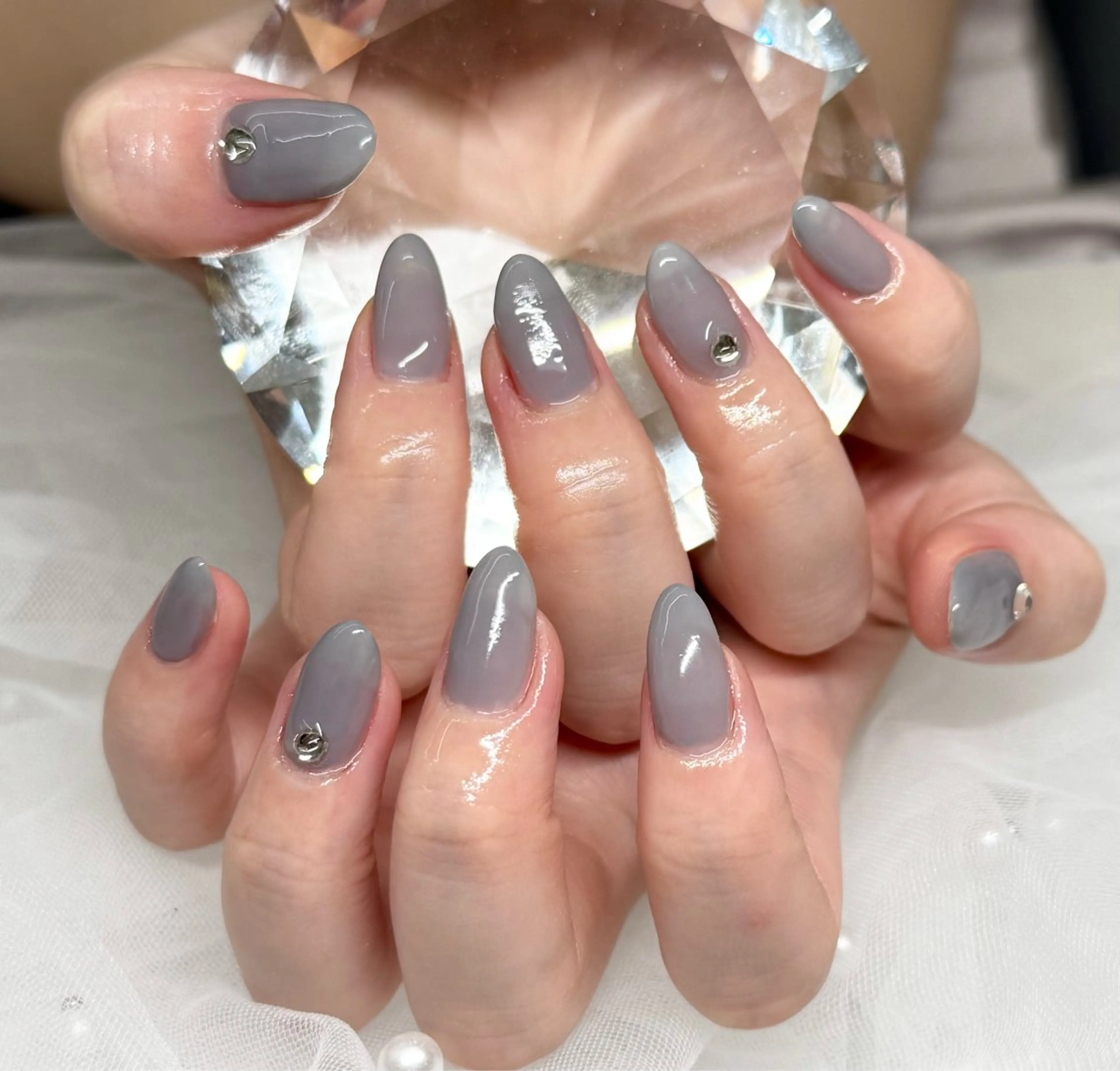 ネイル ワンカラーネイル salone Regina 【サローネ　レジーナ】所属・Regina Mariのネイルデザイン
