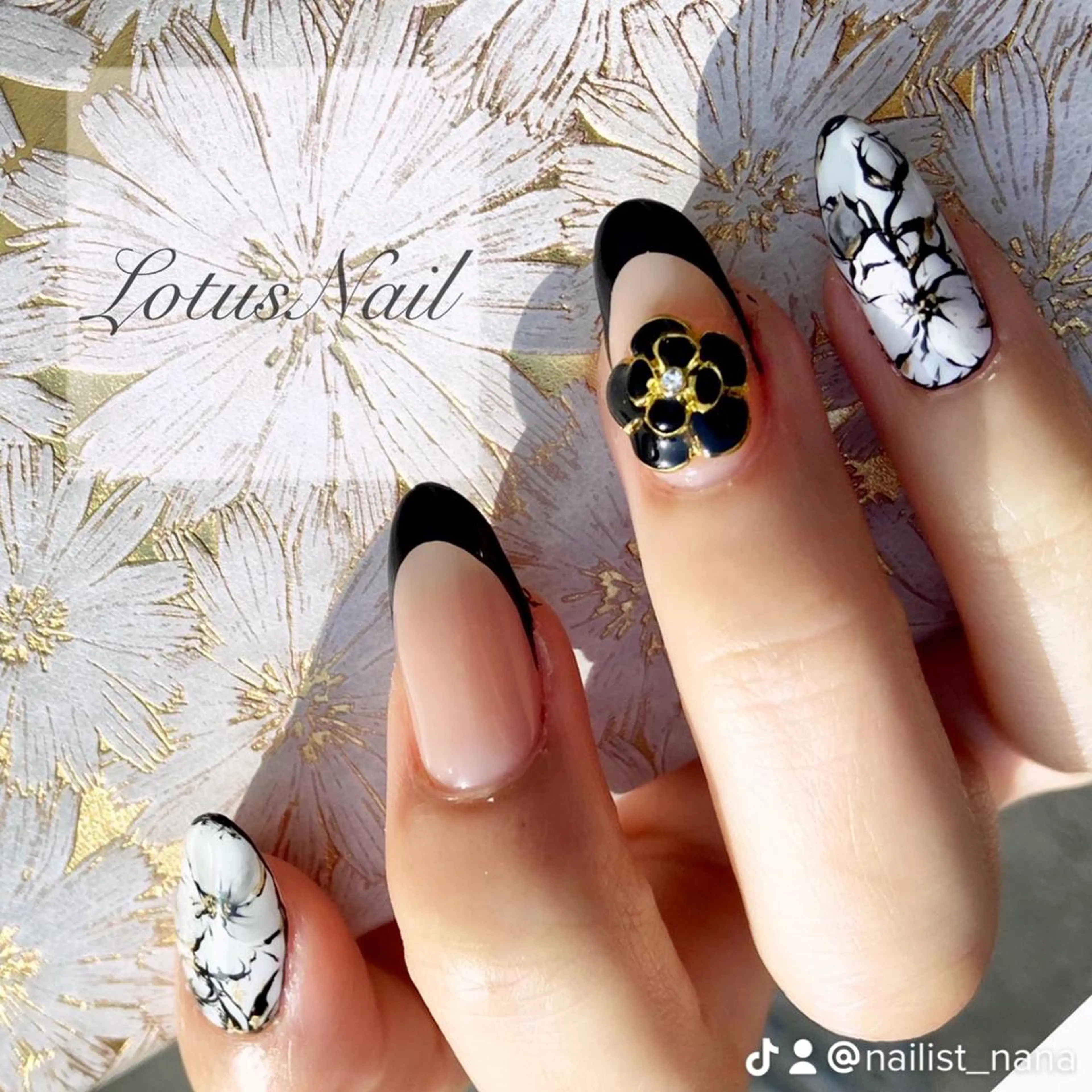 ネイル 春ネイル ハンドネイル Lotus Nailのネイルデザイン