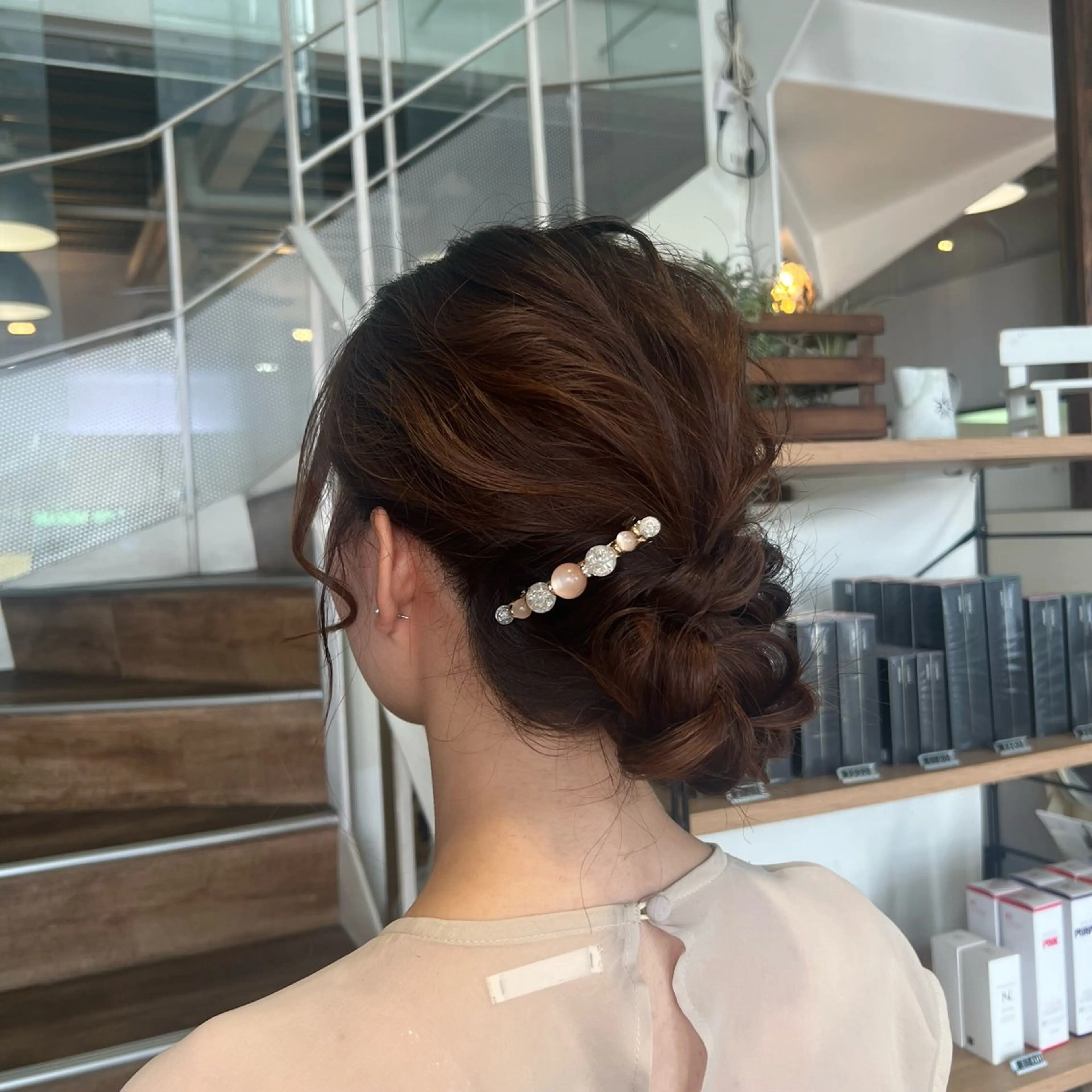 ヘアアレンジ ヘアセット インナーカラー♡ Nanakoのヘアスタイル