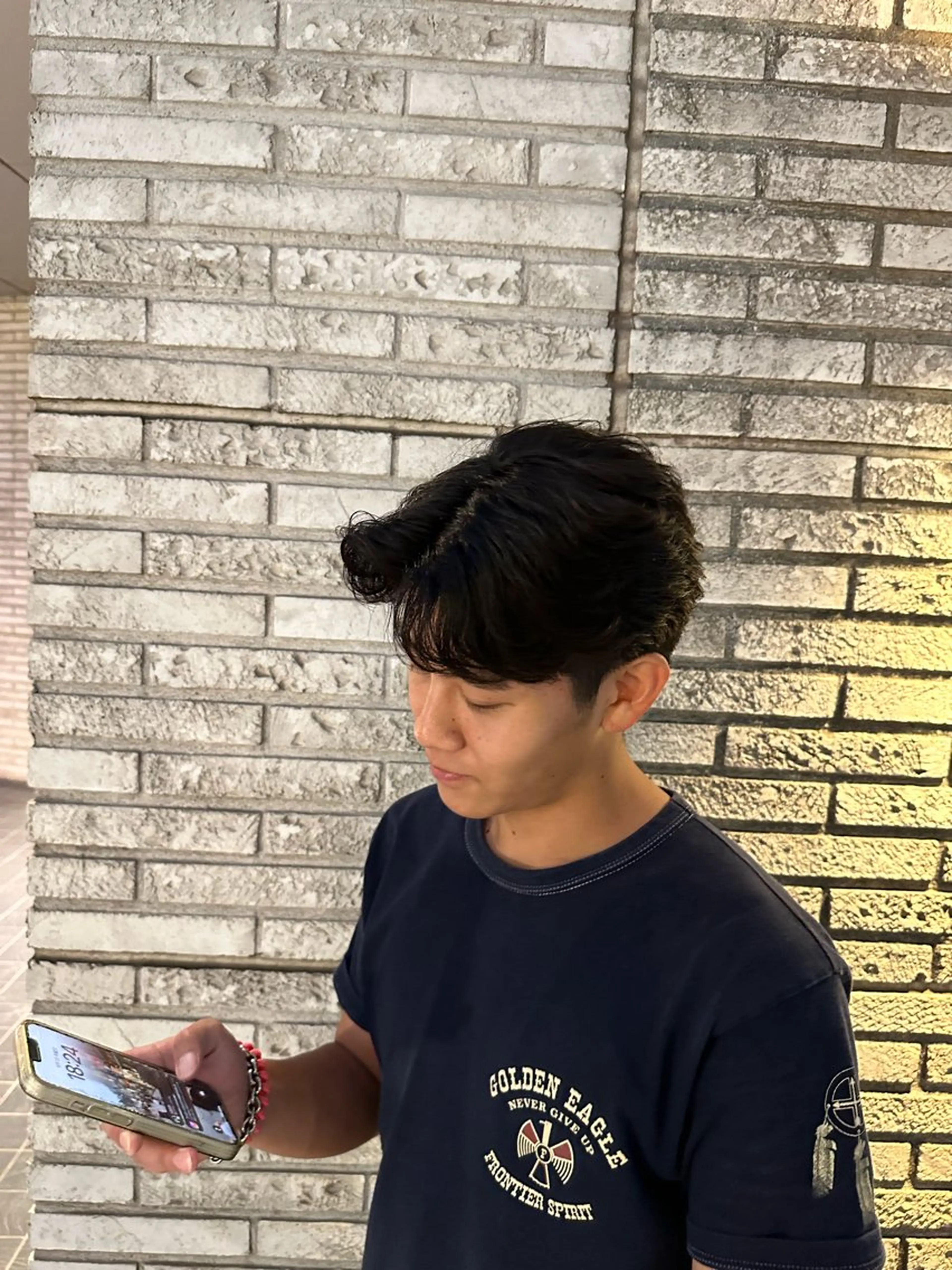 ショート はにいストレート パーマモデル募集中のヘアスタイル