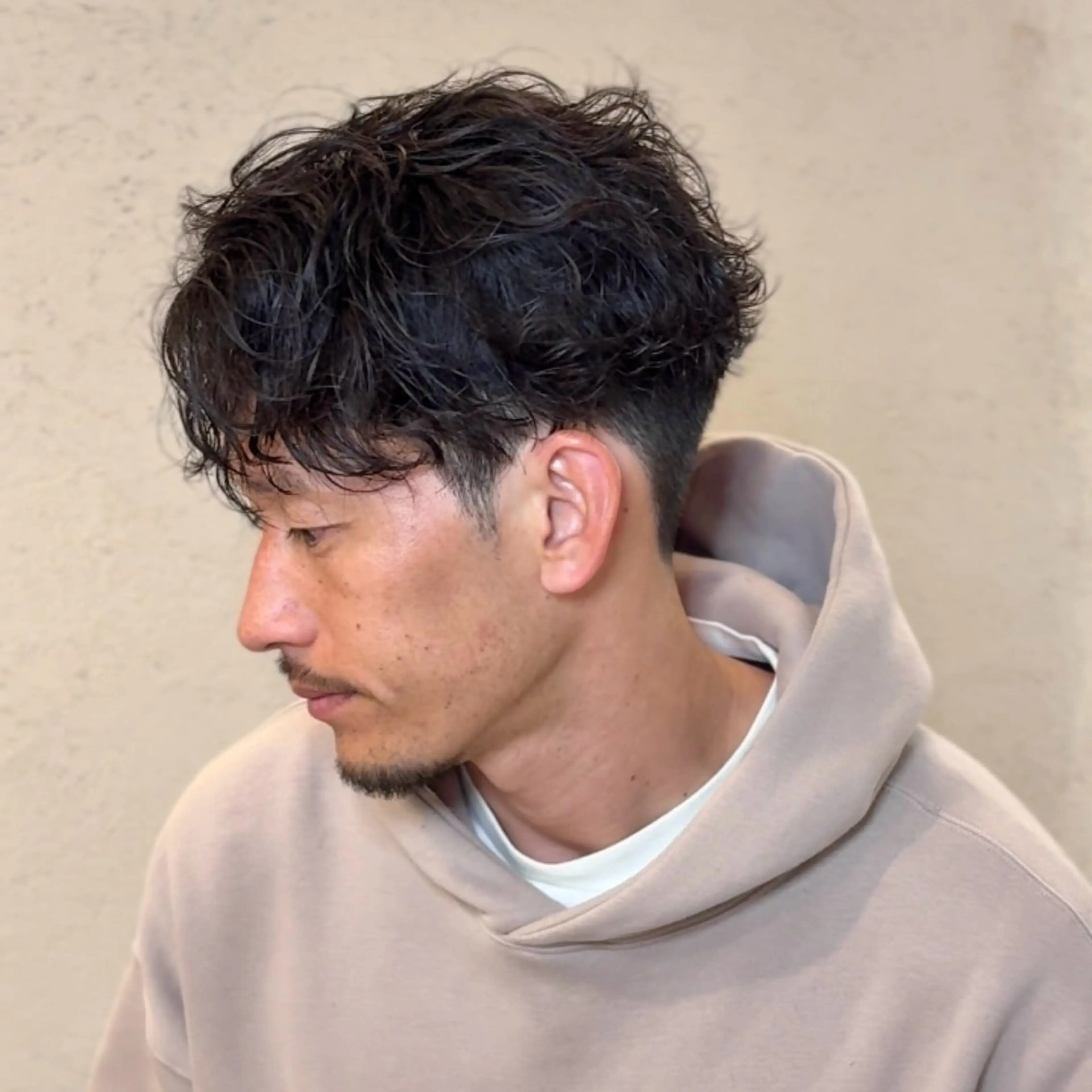 ショート パーマ メンズ カット パーマ GRAZIE due所属・波巻き・ツイスパ /篠谷祐輝のヘアスタイル