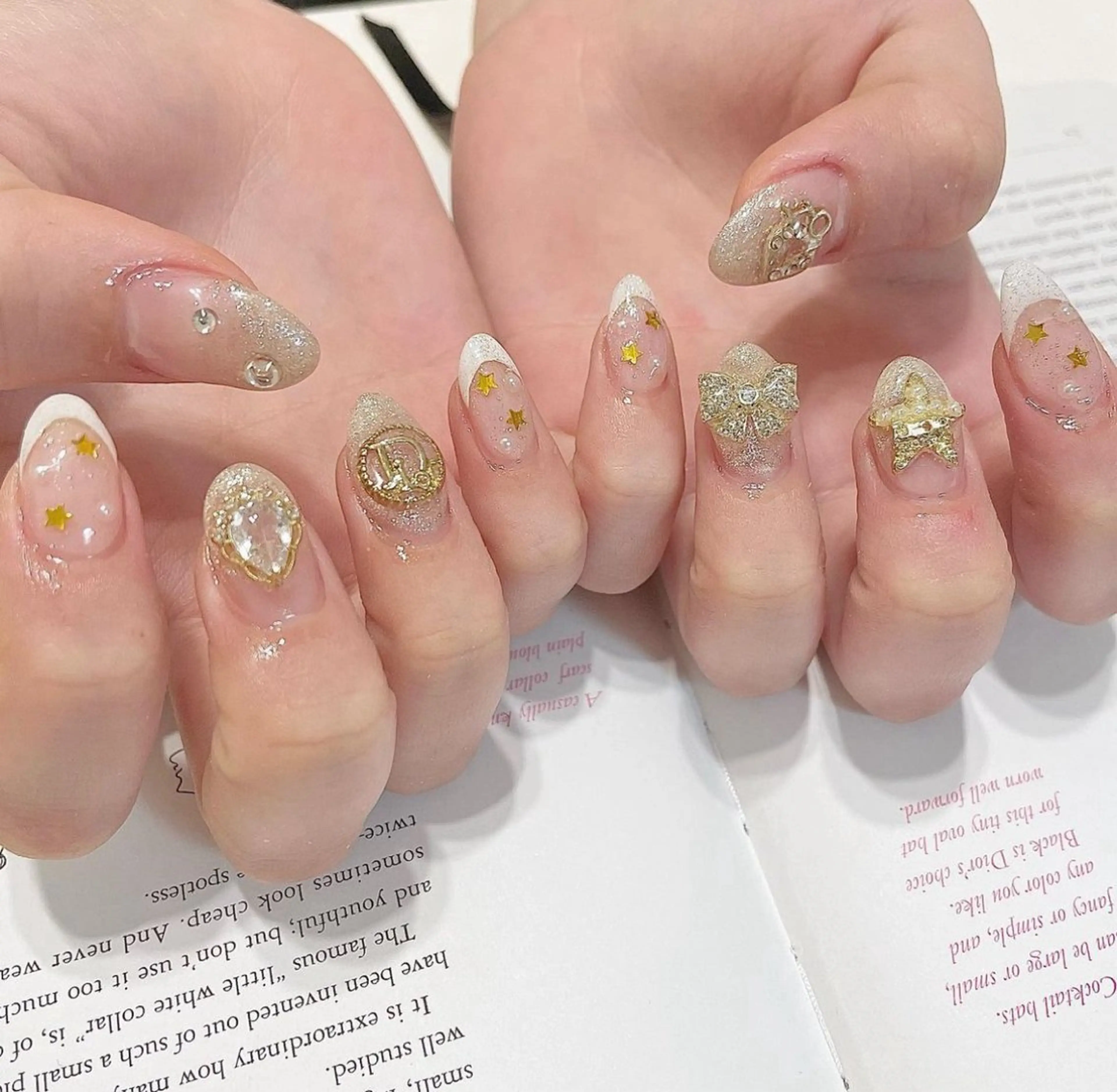 ネイル ハンドネイル ハンドケア ミルフィーユ /Tomoeのネイルデザイン