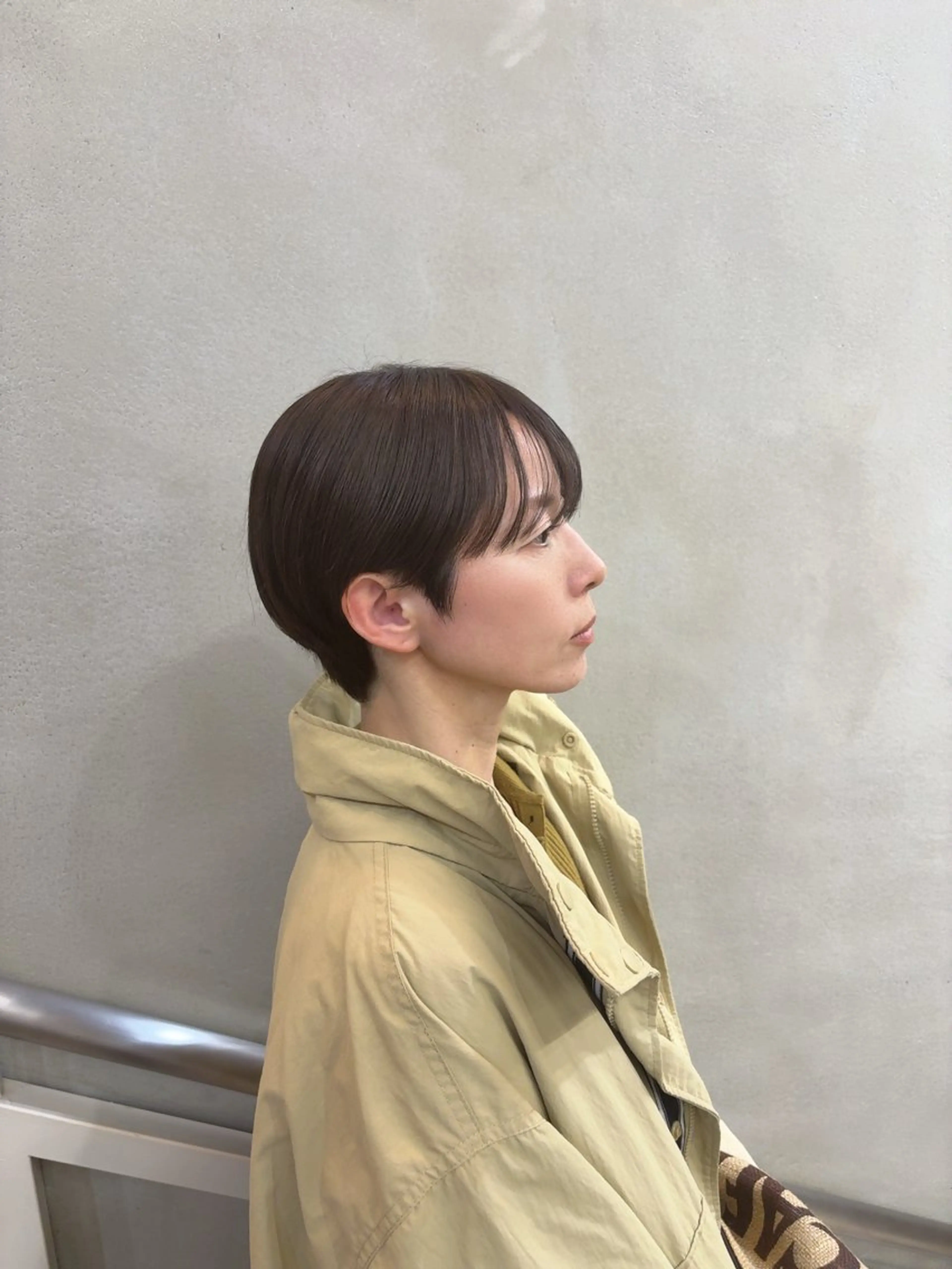 カラー グレージュ Keina/ ボブカットモデル募集のヘアスタイル