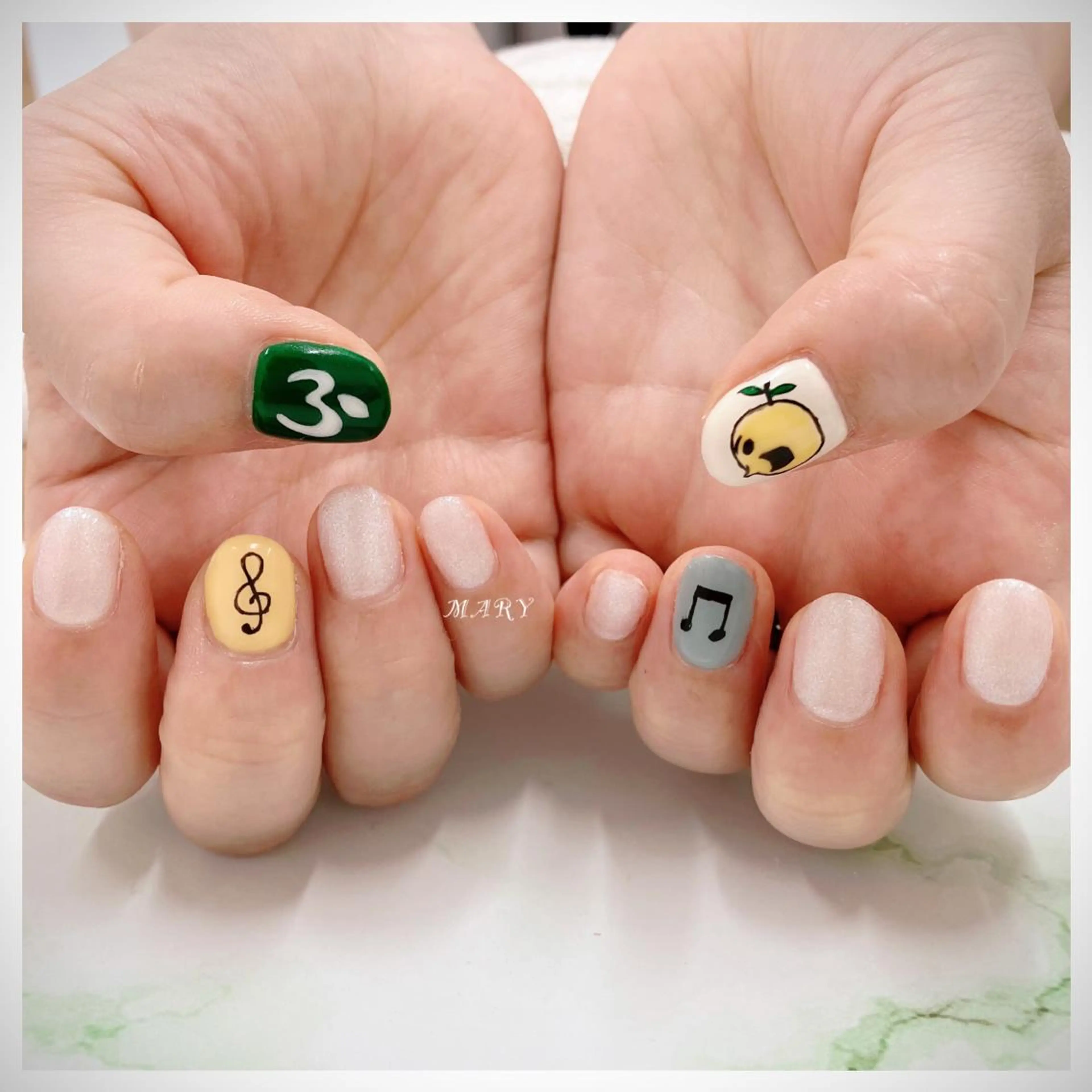 ネイル アートネイル ニュアンスネイル ワンカラーネイル ハンドネイル Mary nail所属・Mary nail .narumiのネイルデザイン