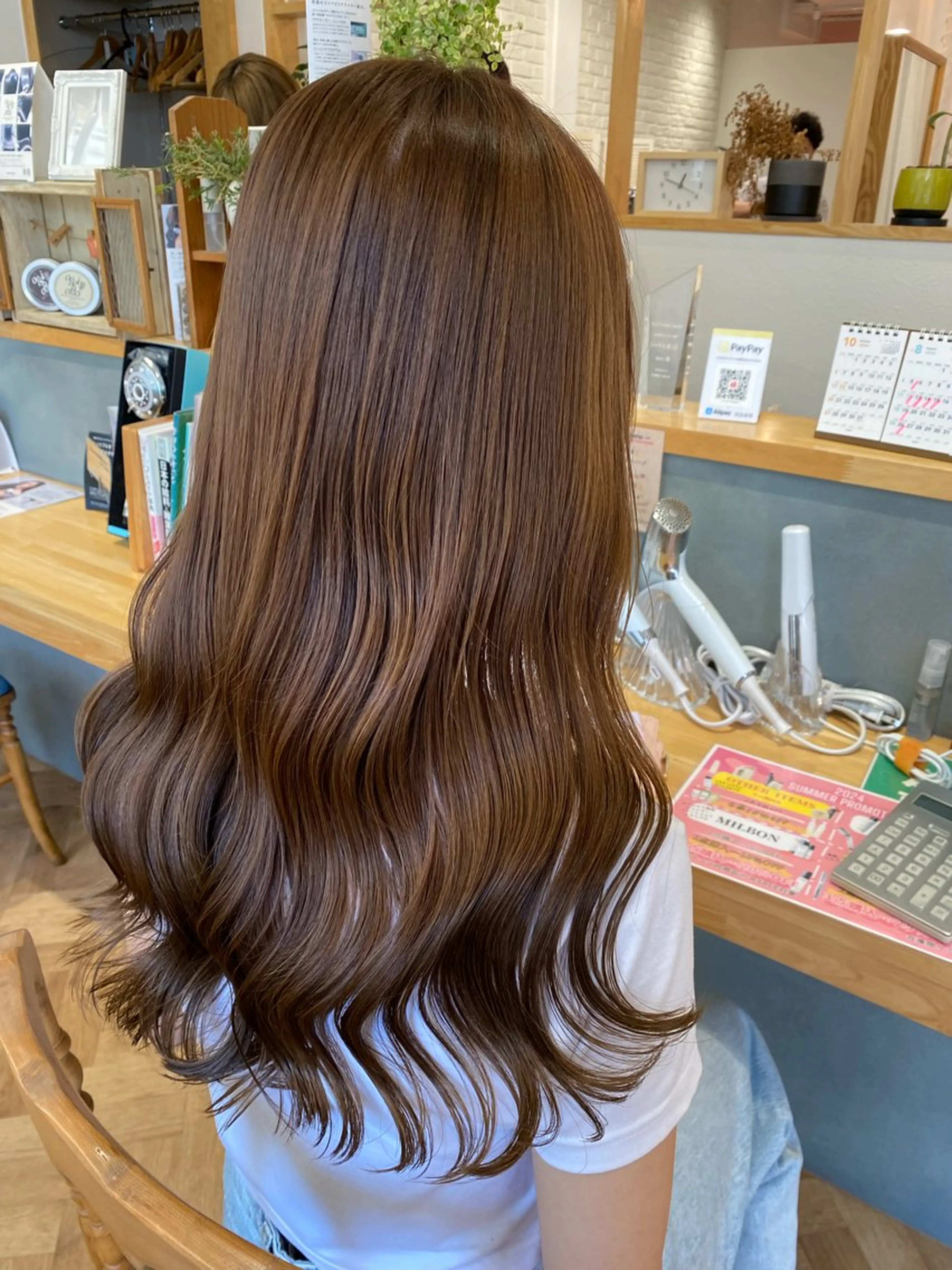 ロング カット ヘアカラー トリートメント merc.🪸🫧 土居春菜のヘアスタイル