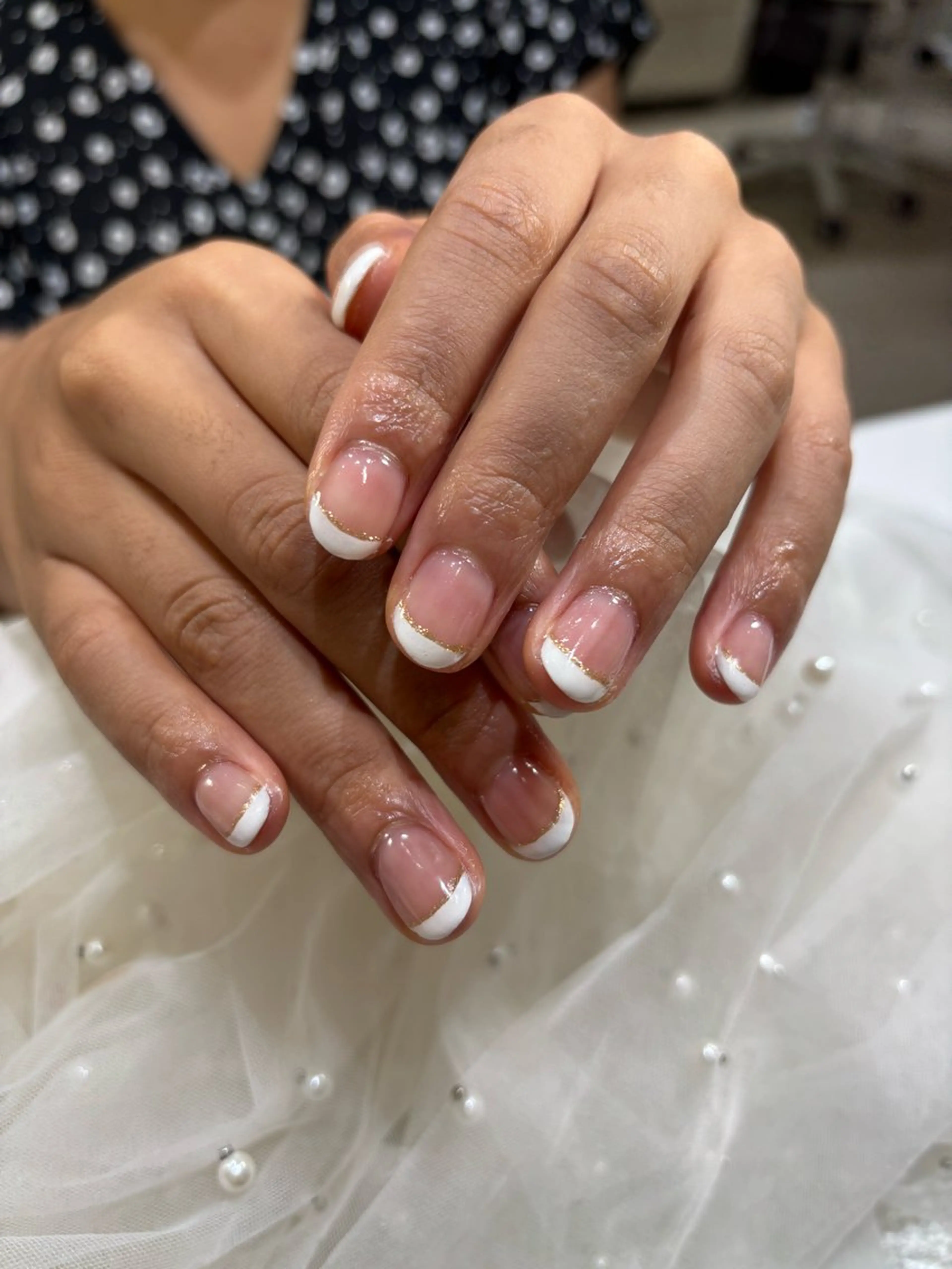 オフあり💅ハンド5種フレンチ（クリアベース）・カラーグラデーション✨甘皮ケア込の写真