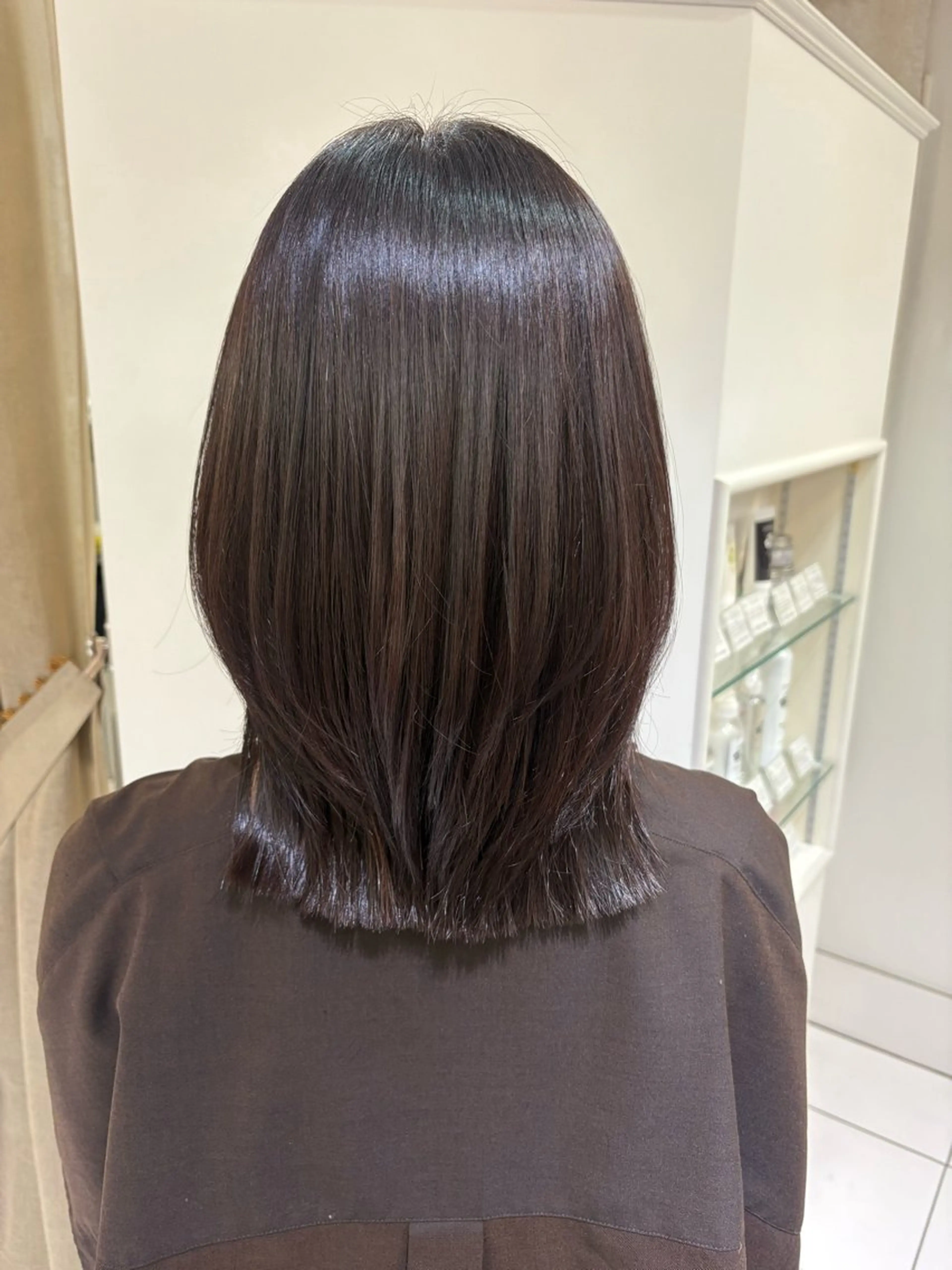 ミディアム カラー くびれヘア レイヤーカット カット ヘアカラー ✨過去1と言わせます ✨柿沼幸輝のヘアスタイル