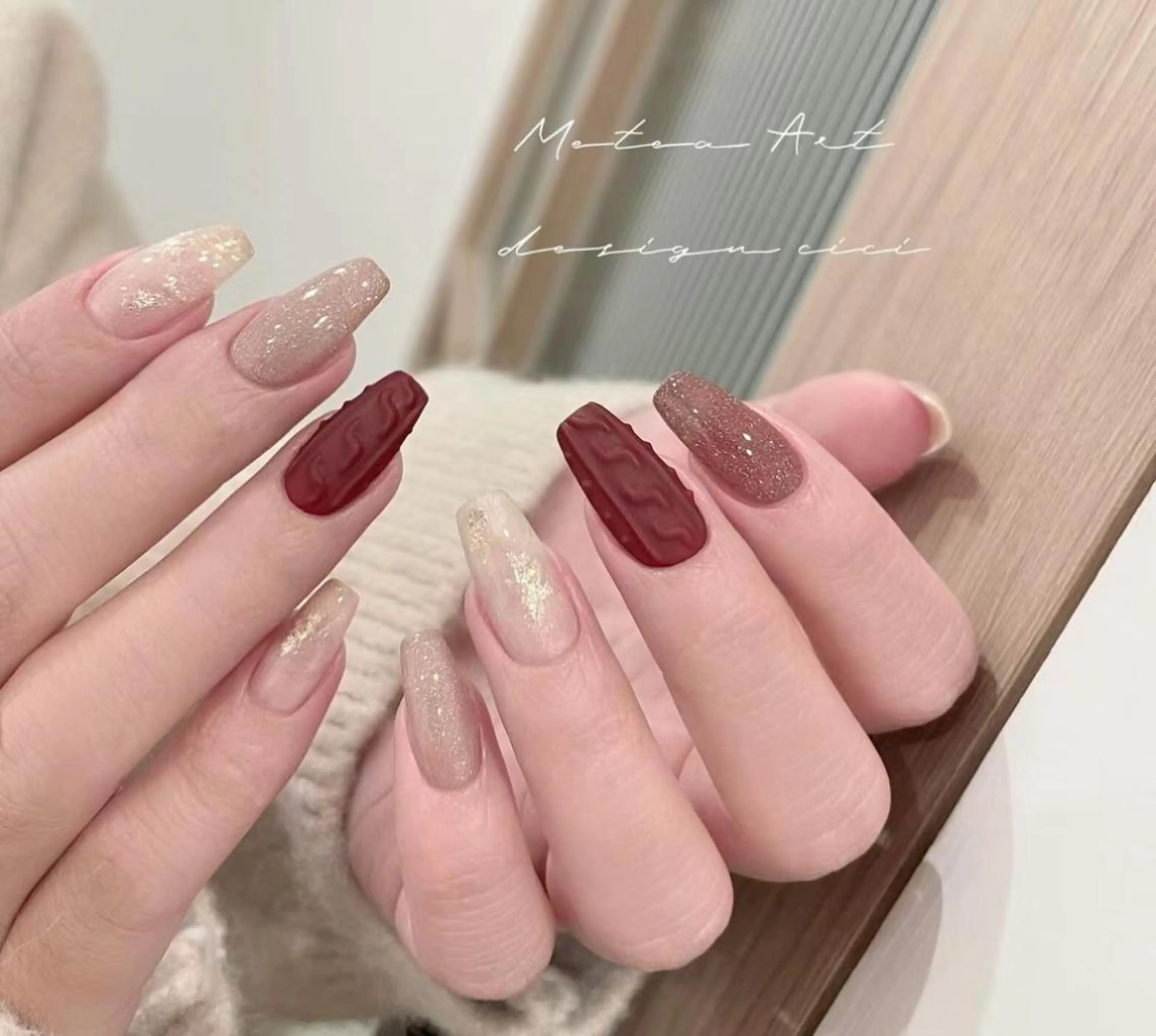 ネイル Mina🧸 韓国風ネイル🎀のネイルデザイン