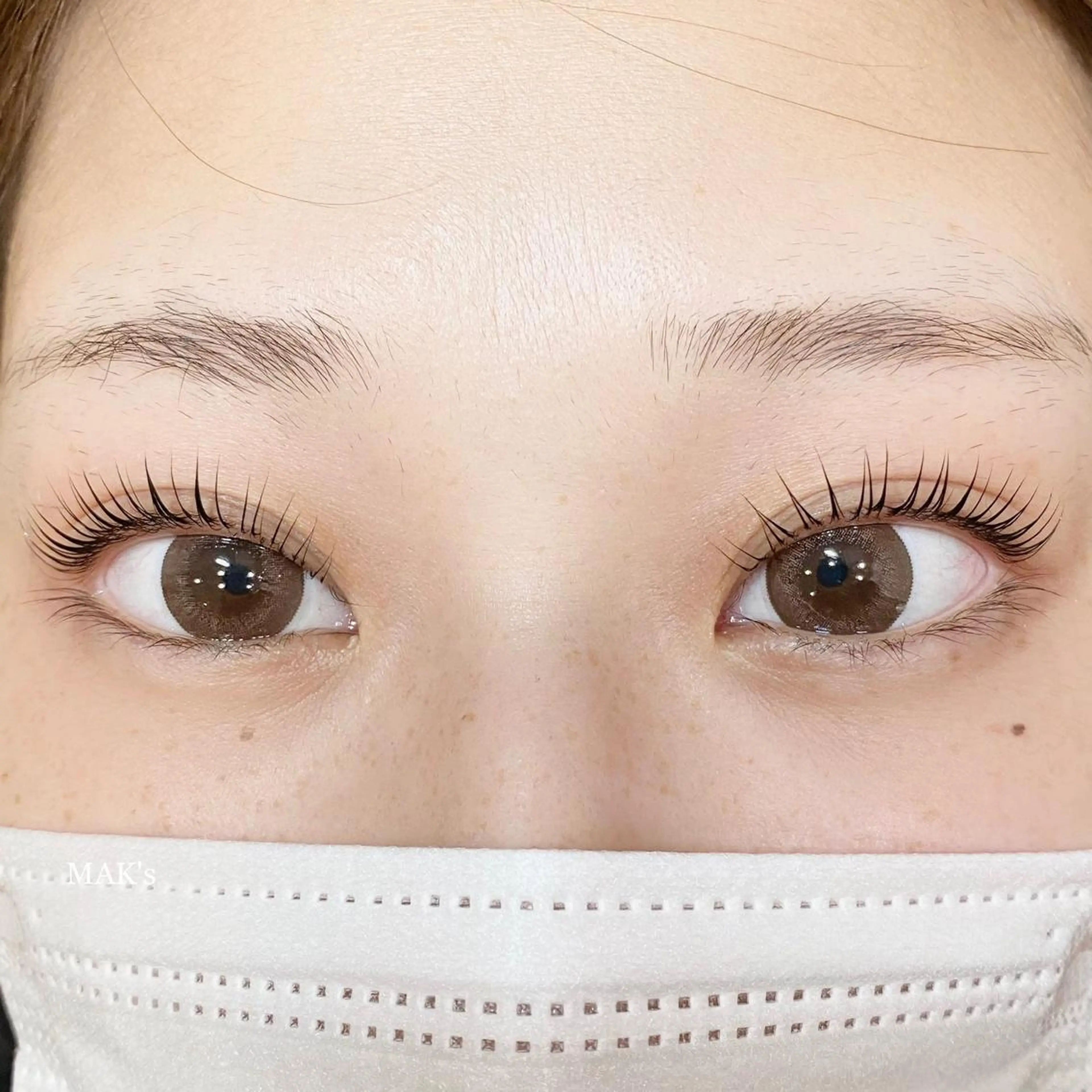 マツエク・マツパ パリジェンヌラッシュリフト MAK's  草加店所属・MAK's ♡ISHIGUROのマツエク・マツパデザイン