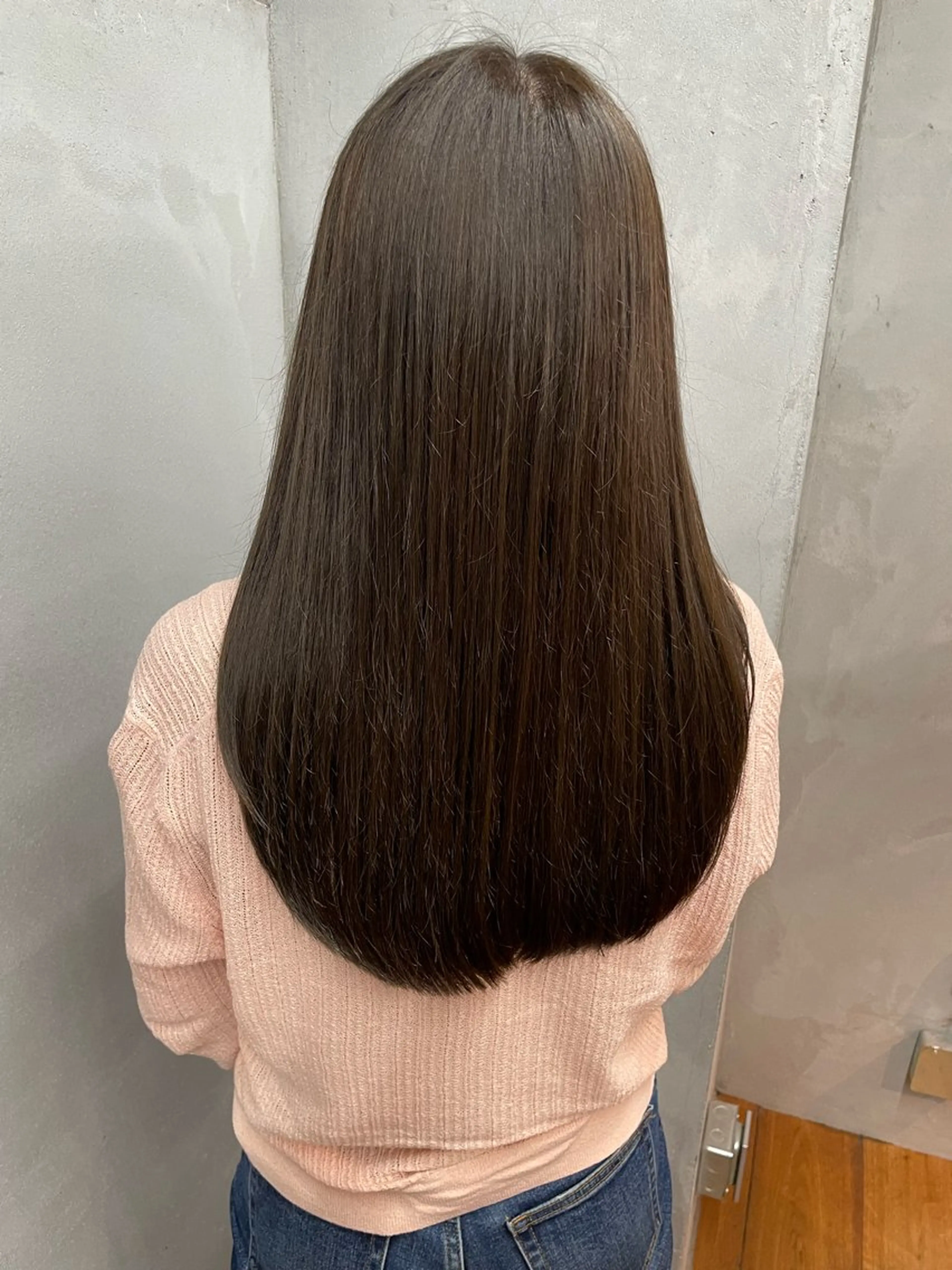 ロング カラー アクアカラー ベージュカラー オリーブベージュ トリートメント ヘアカラー トリートメント 女性リピ90%🍨 🩷佐藤みずきのヘアスタイル