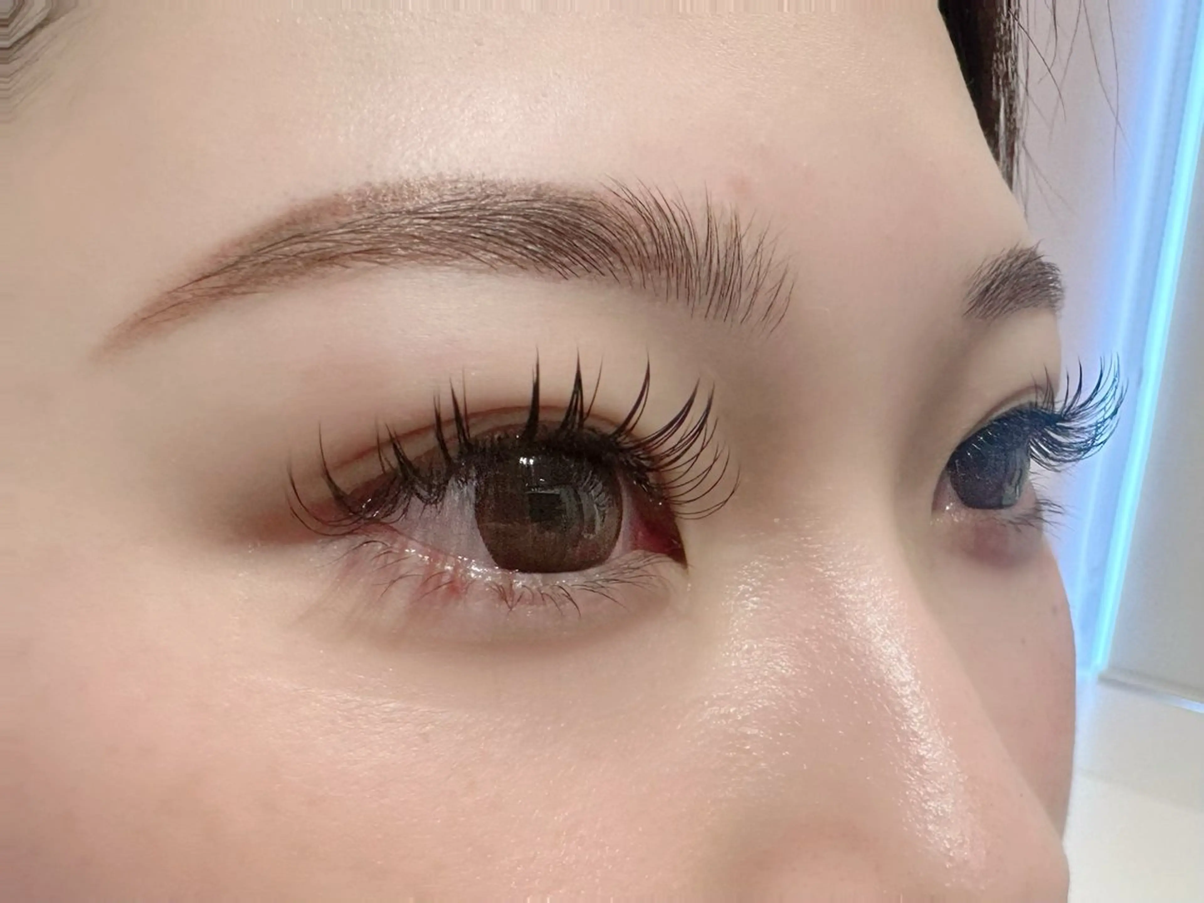 マツエク・マツパ 付け放題 フラットラッシュ マツエク NINE🕊️ Rihoのマツエク・マツパデザイン