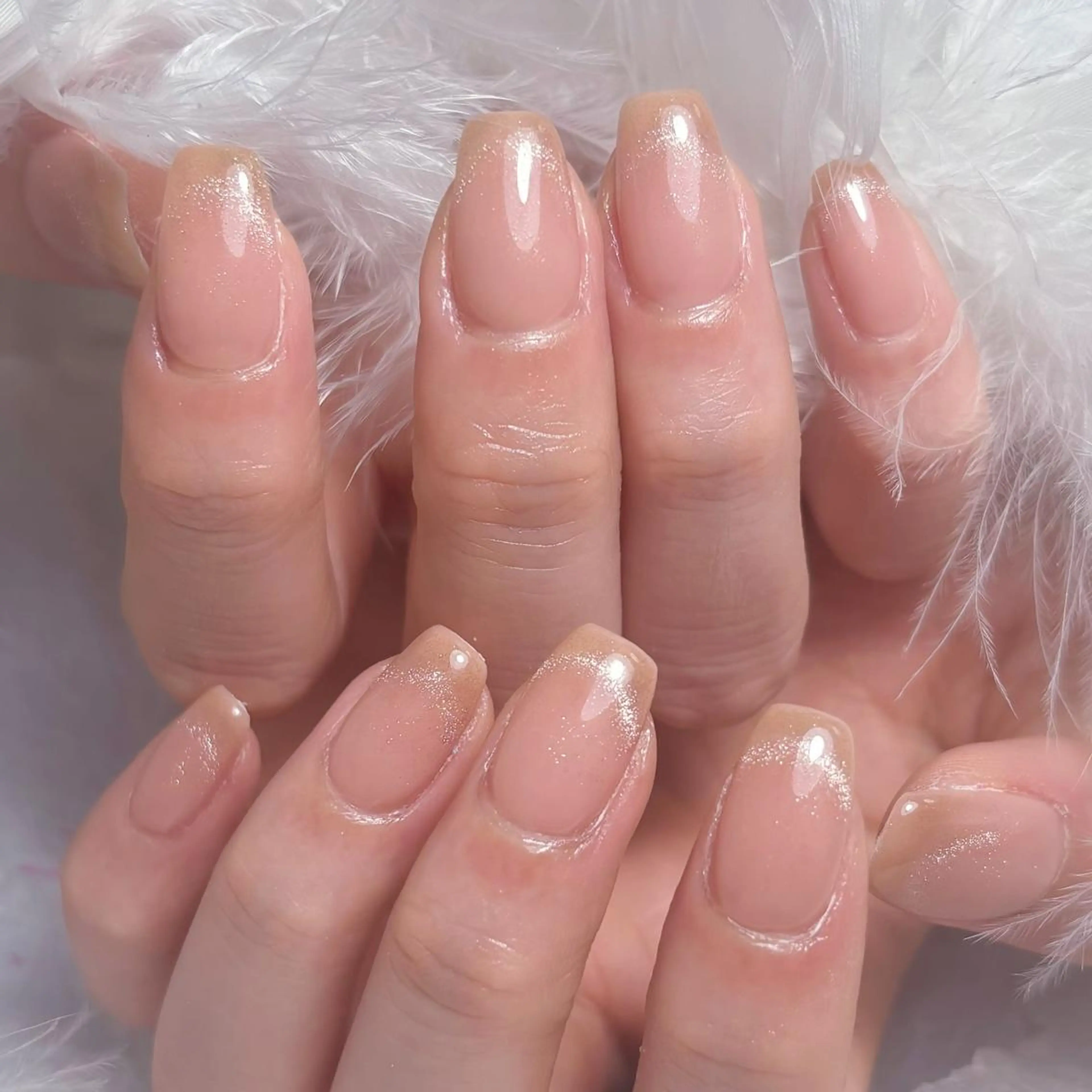 ネイル アートネイル オーロラネイル ガーリー キラキラネイル 韓国ネイル ハンドネイル DIAMOND Nail🥇のネイルデザイン