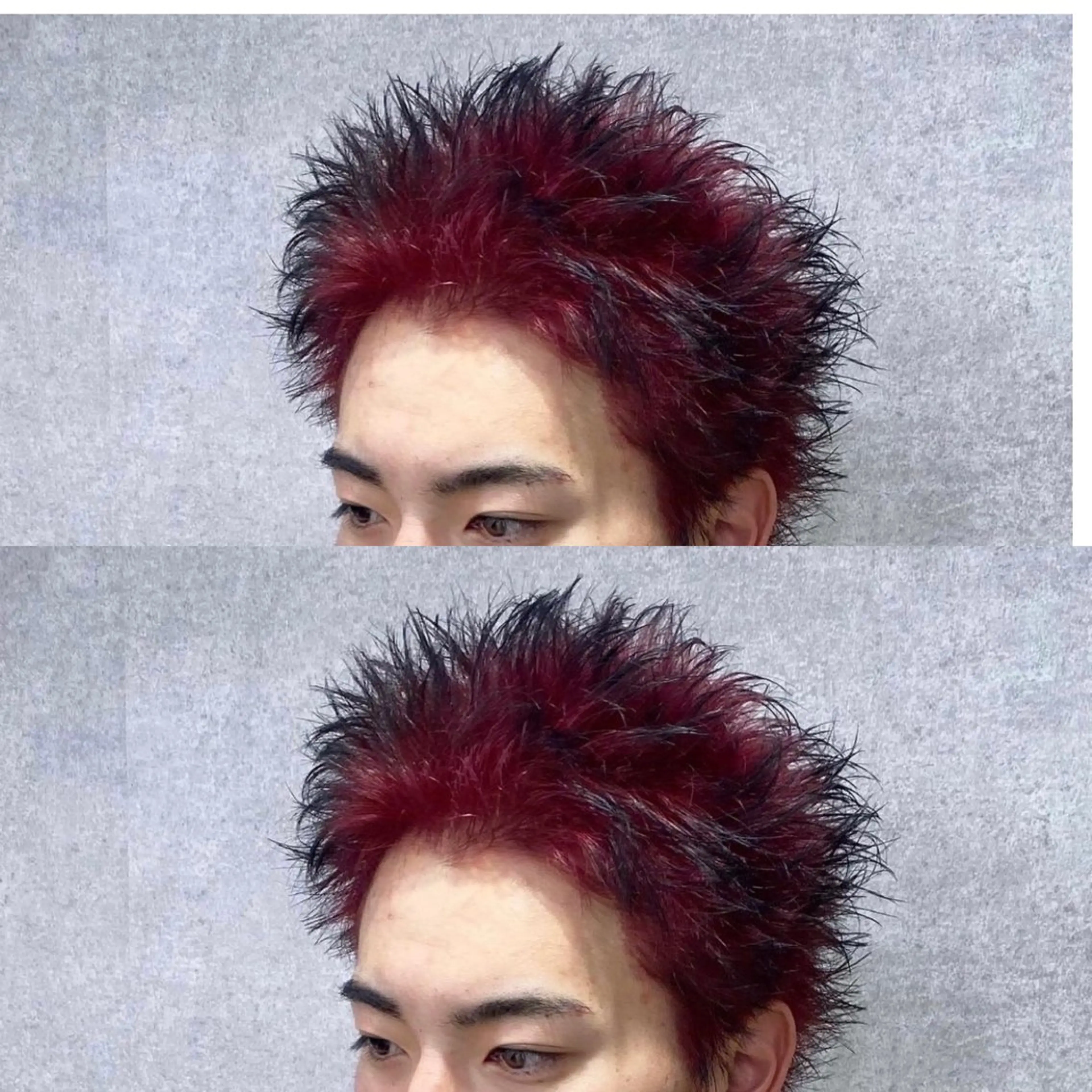 カラー メンズ スパイキーショート デザインカラー 🔥スパイキー 特化🔥菊水皐暉🔥のヘアスタイル