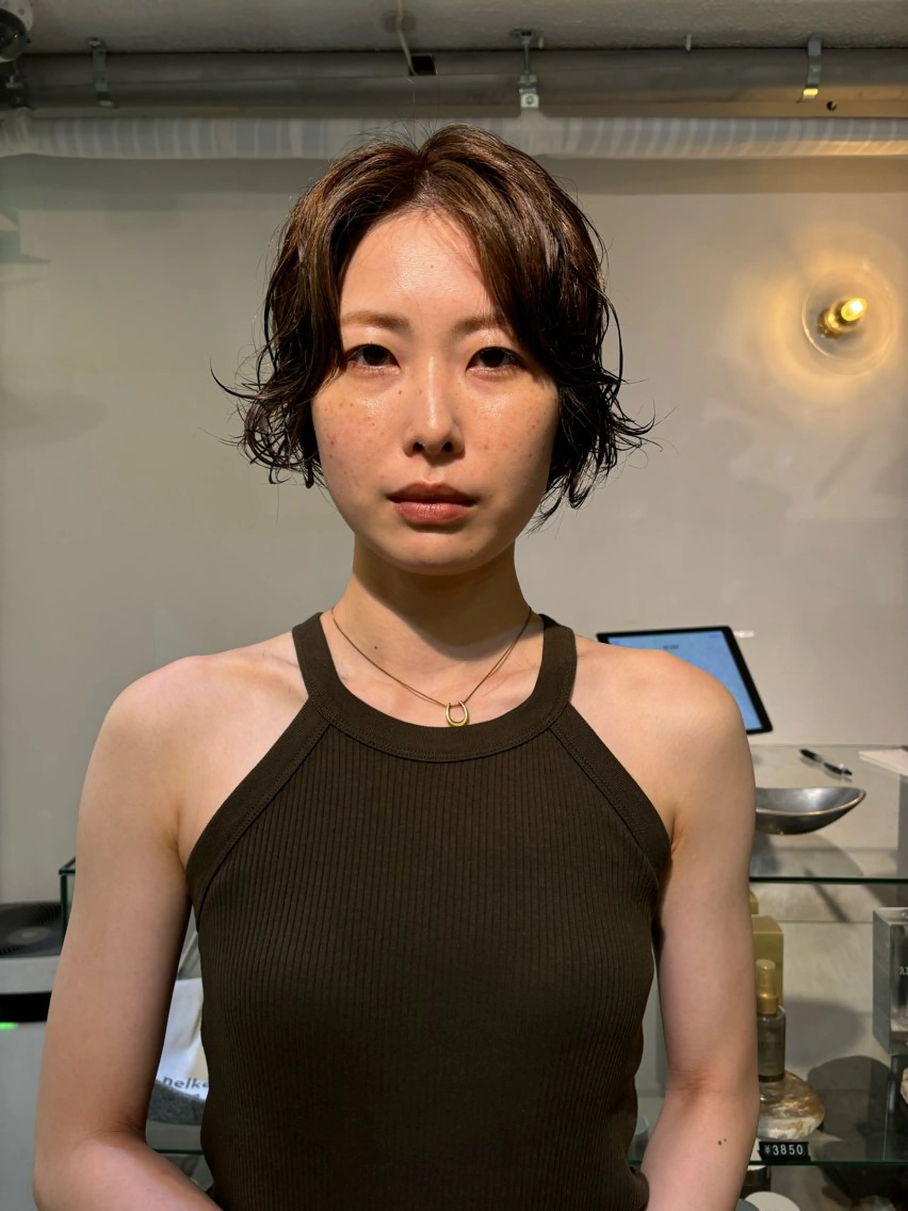 ショート カラー パーマ カット ヘアカラー トリートメント sakura🌸 レイヤー/nelkeのヘアスタイル