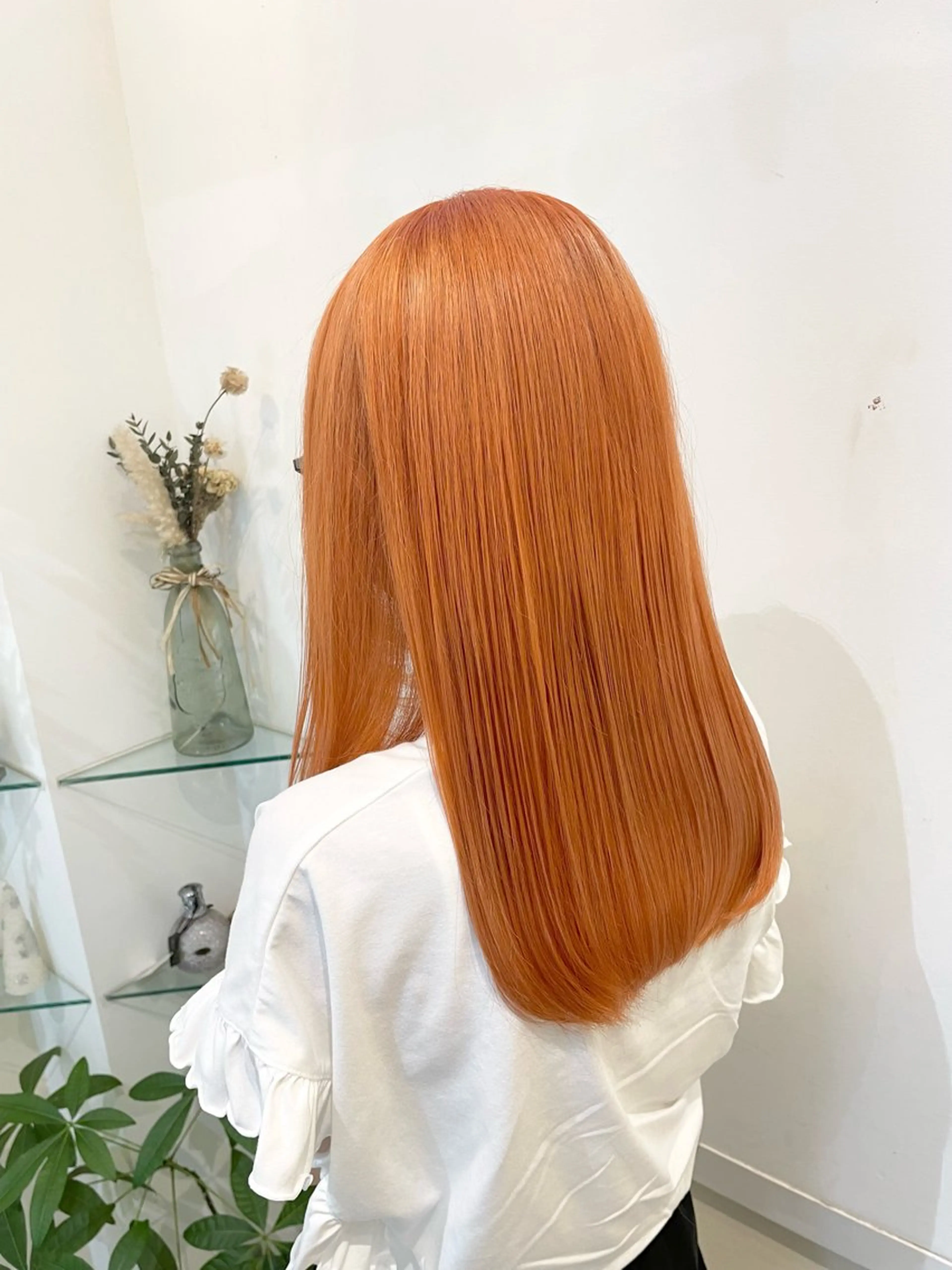 ロング カラー ヘアカラー トリートメント 髪質改善カラー🤍 エクステ✨君島由実子のヘアスタイル