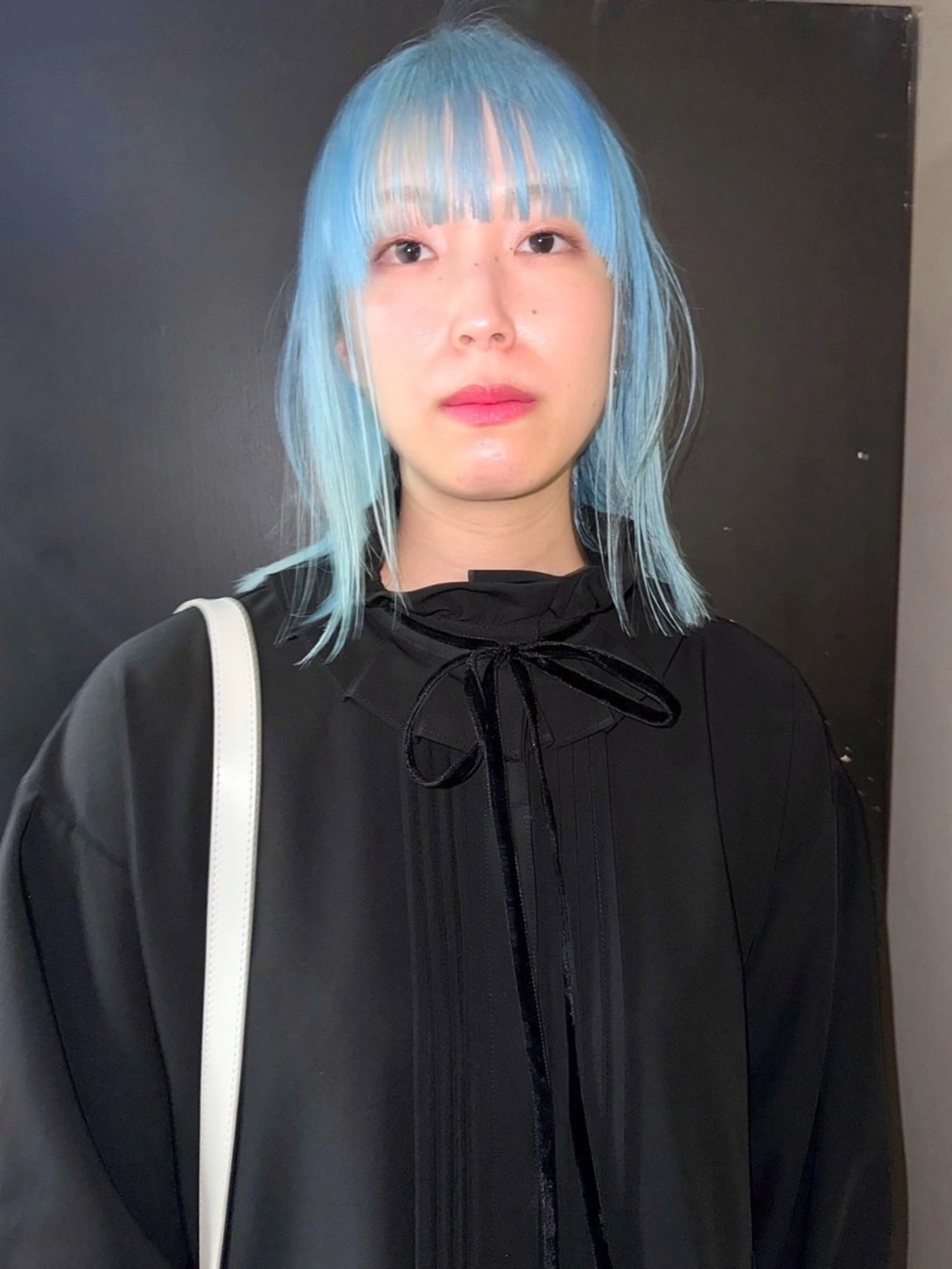 ミディアム カラー ヘアアレンジ カット ヘアカラー トリートメント 丸山渉/パーマ エフェクトブリーチのヘアスタイル