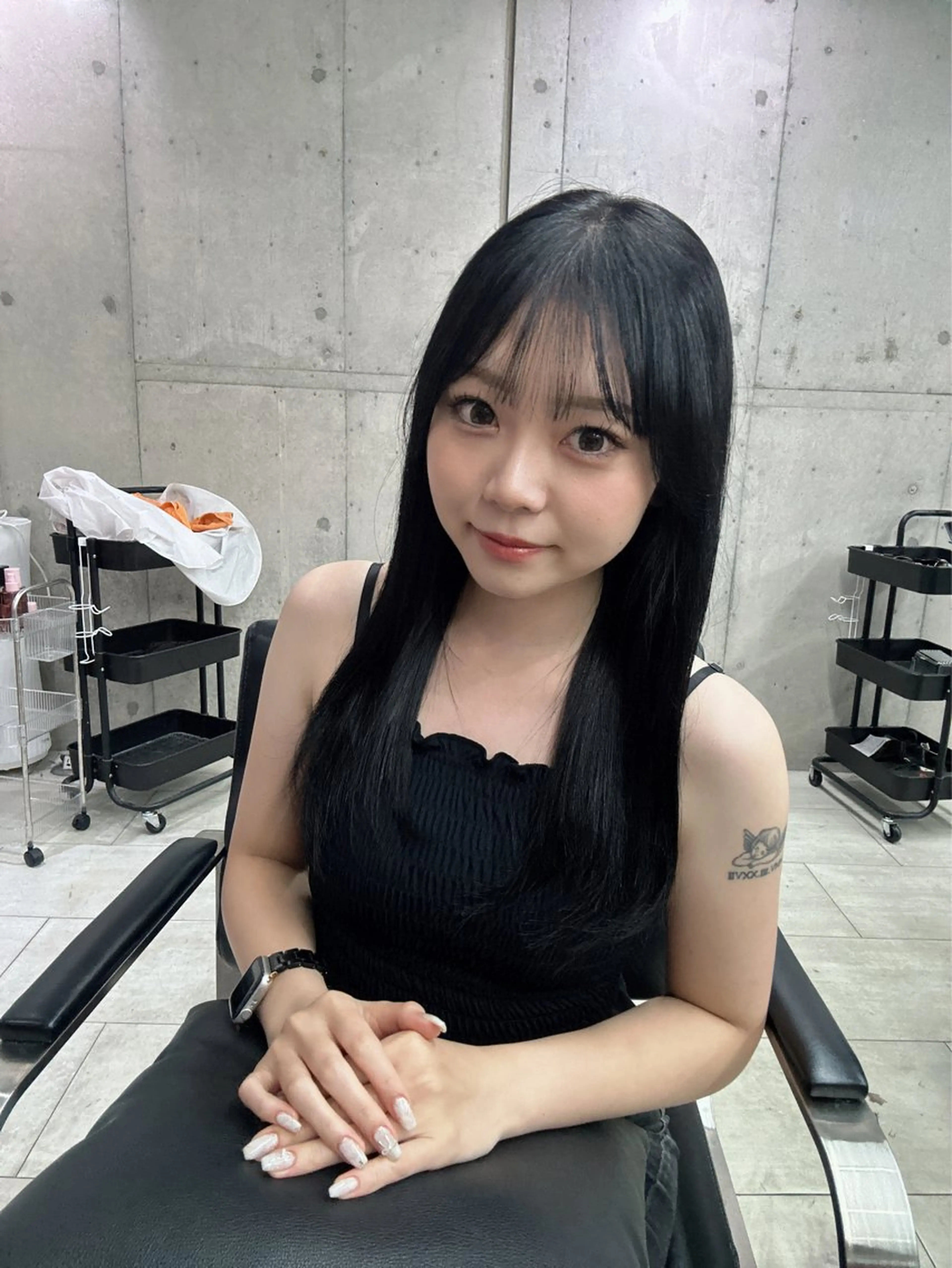 ［🏁7月限定］似合わせカット‪✂︎+透明感カラー＋潤艶トリートメント‎‎‎‎‎‎‎💞💞💞の写真