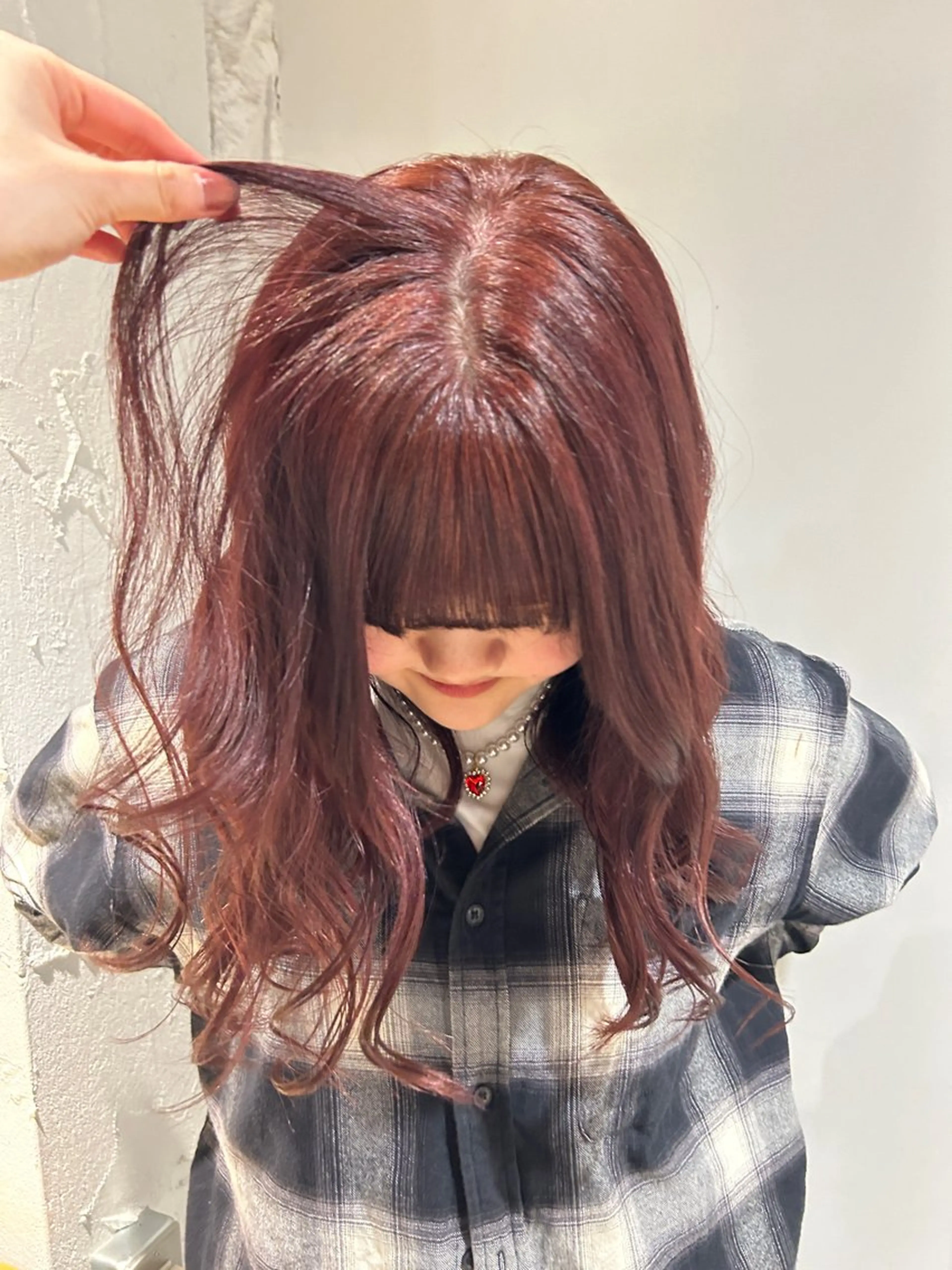 カラー 透明感ベージュ🤎 大久保 那奈のヘアスタイル