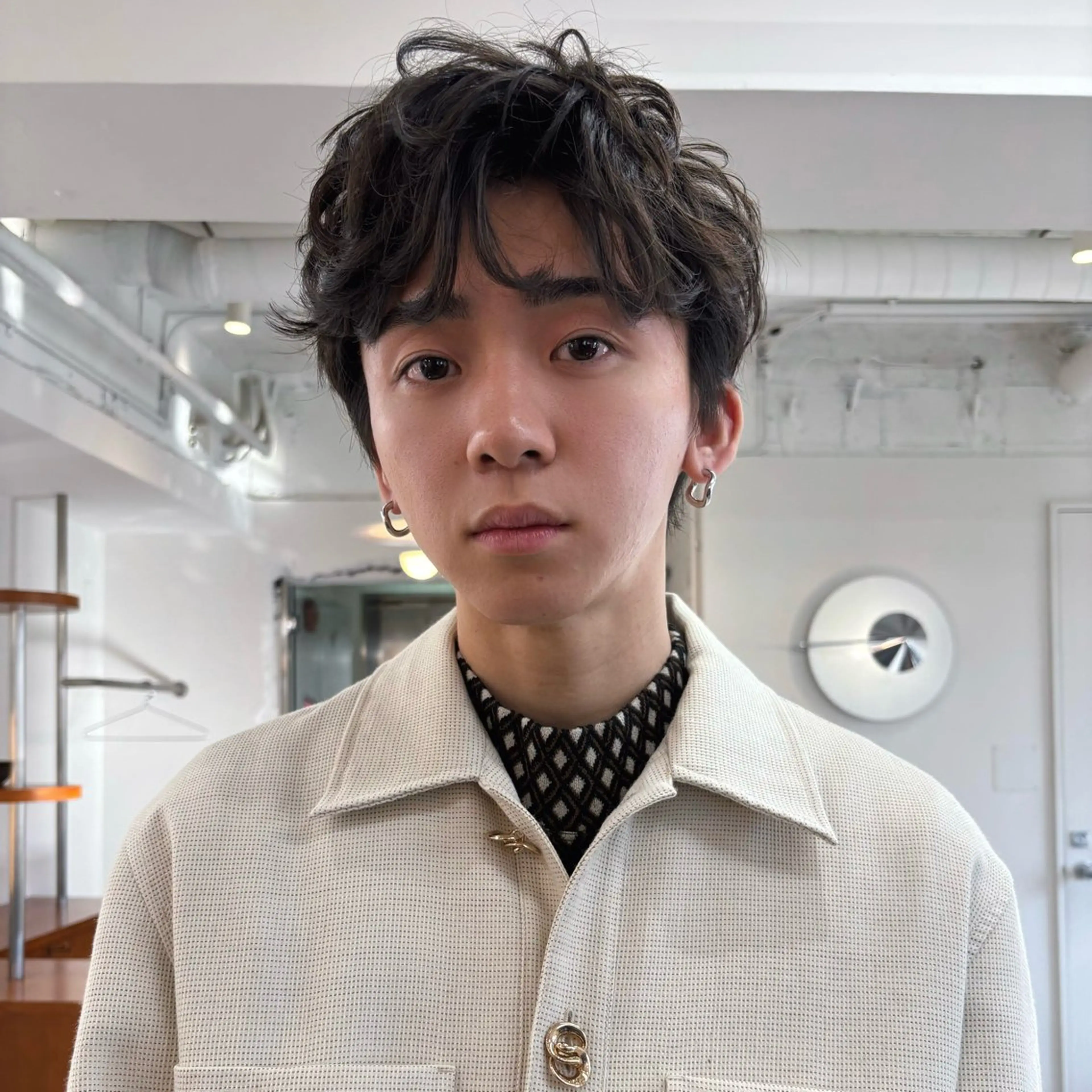 ショート メンズ カット パーマ/ボブ 似合わせヘア/ショウのヘアスタイル