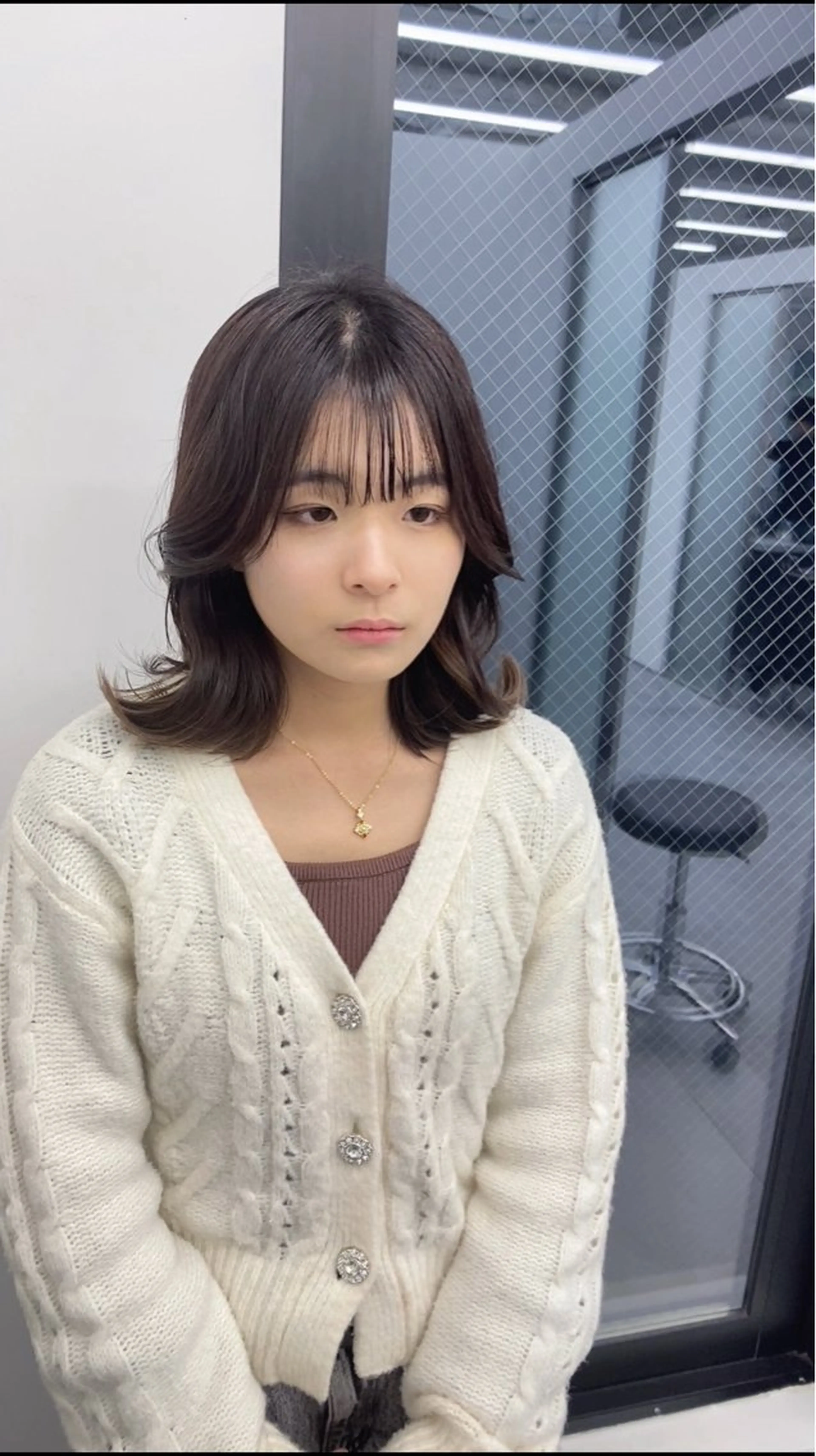 ミディアム カラー ディープラベンダー ラベンダーカラー くびれヘア カット ヘアカラー トリートメント GO TODAY シェアサロン 町田店所属・韓国ヘア🇰🇷 スズキのヘアスタイル