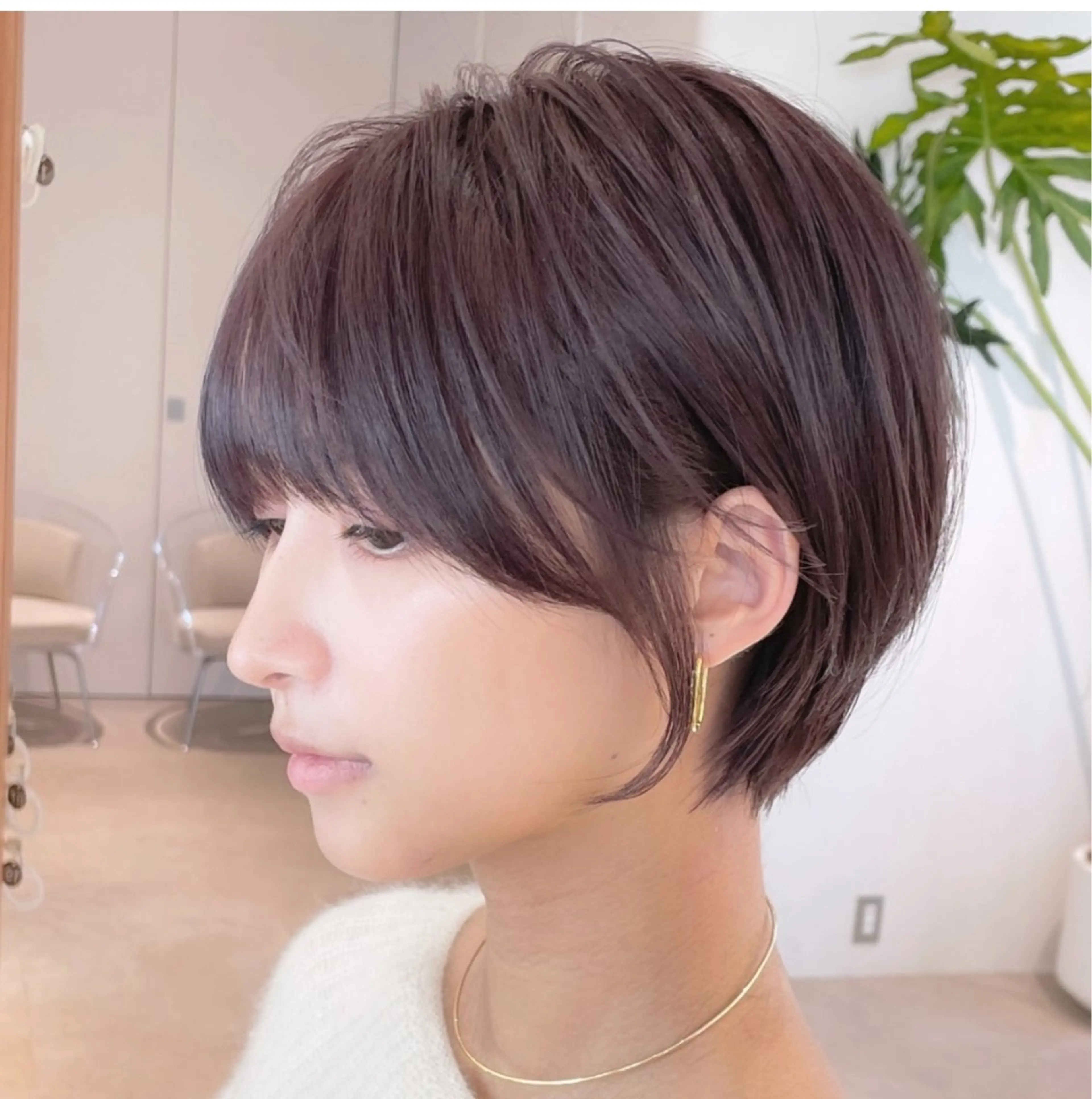 ショート カラー カット ヘアカラー トリートメント 渋谷ボブ/ショート 特化田中航平のヘアスタイル