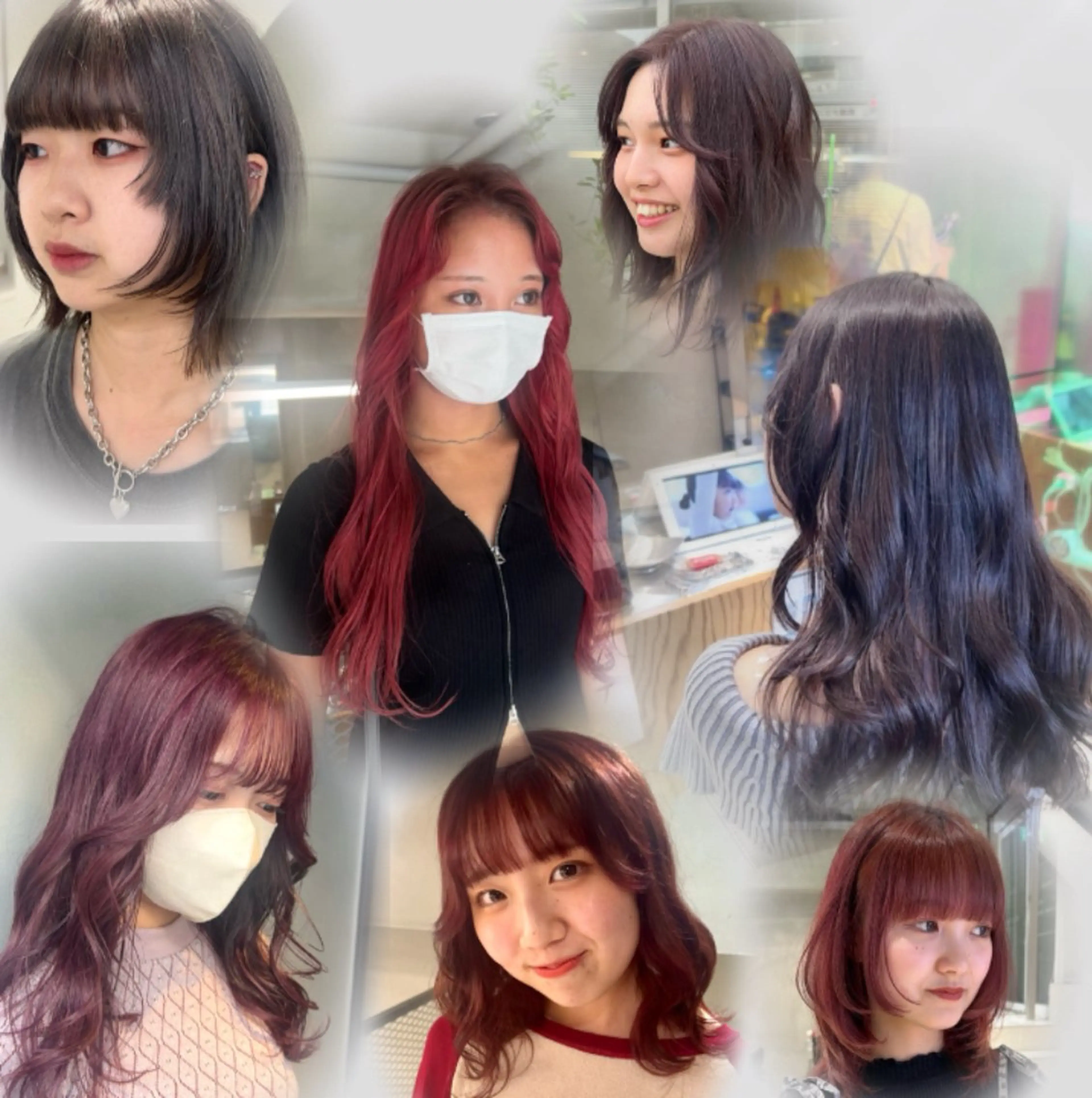 カラー 透明感カラー ヘアカラー くすみカラー ボブ / SEINAᯓ★のヘアスタイル