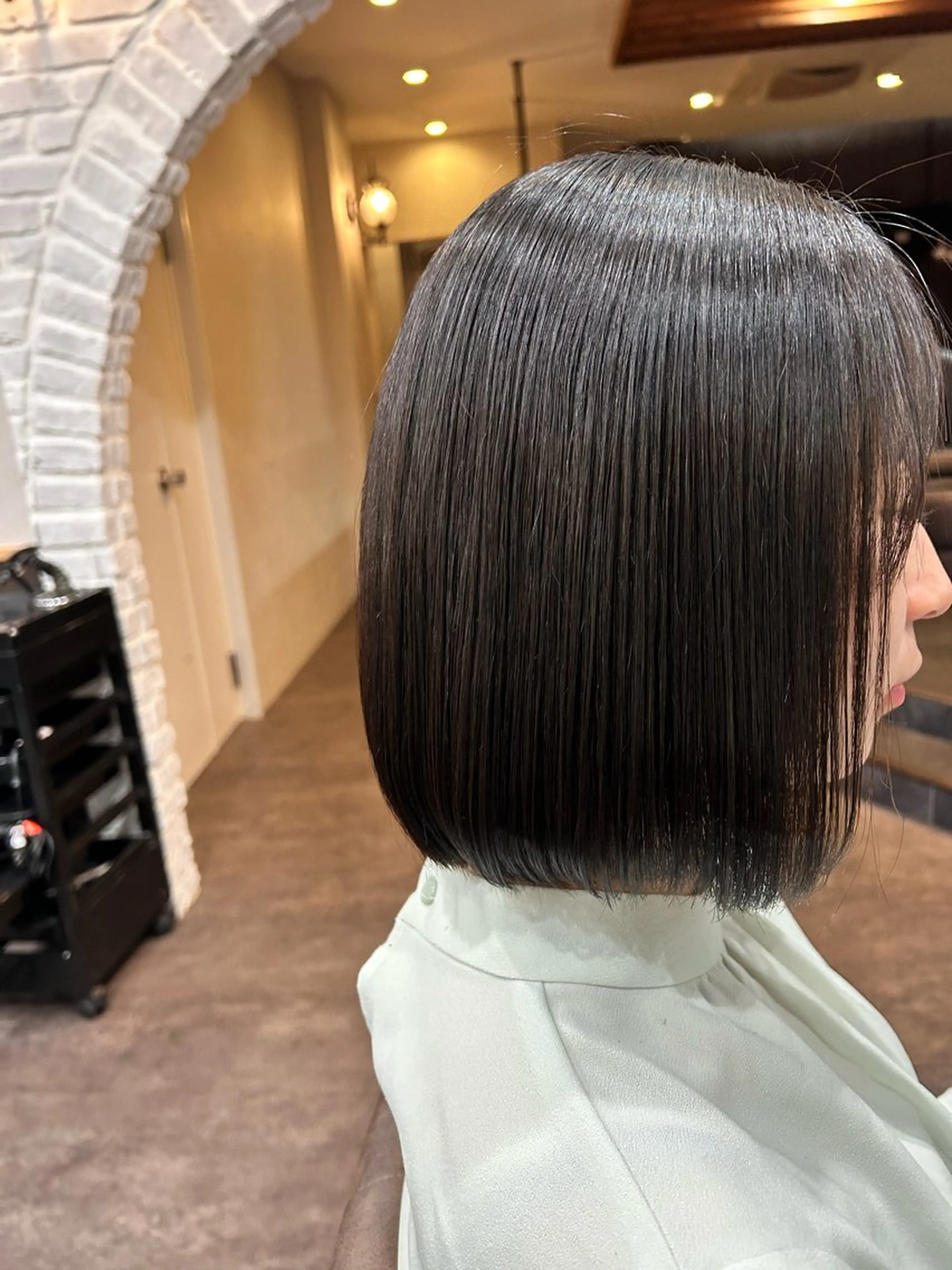 ミディアム ボブ カット 🦄🩵YUNA 🩵🦄のヘアスタイル