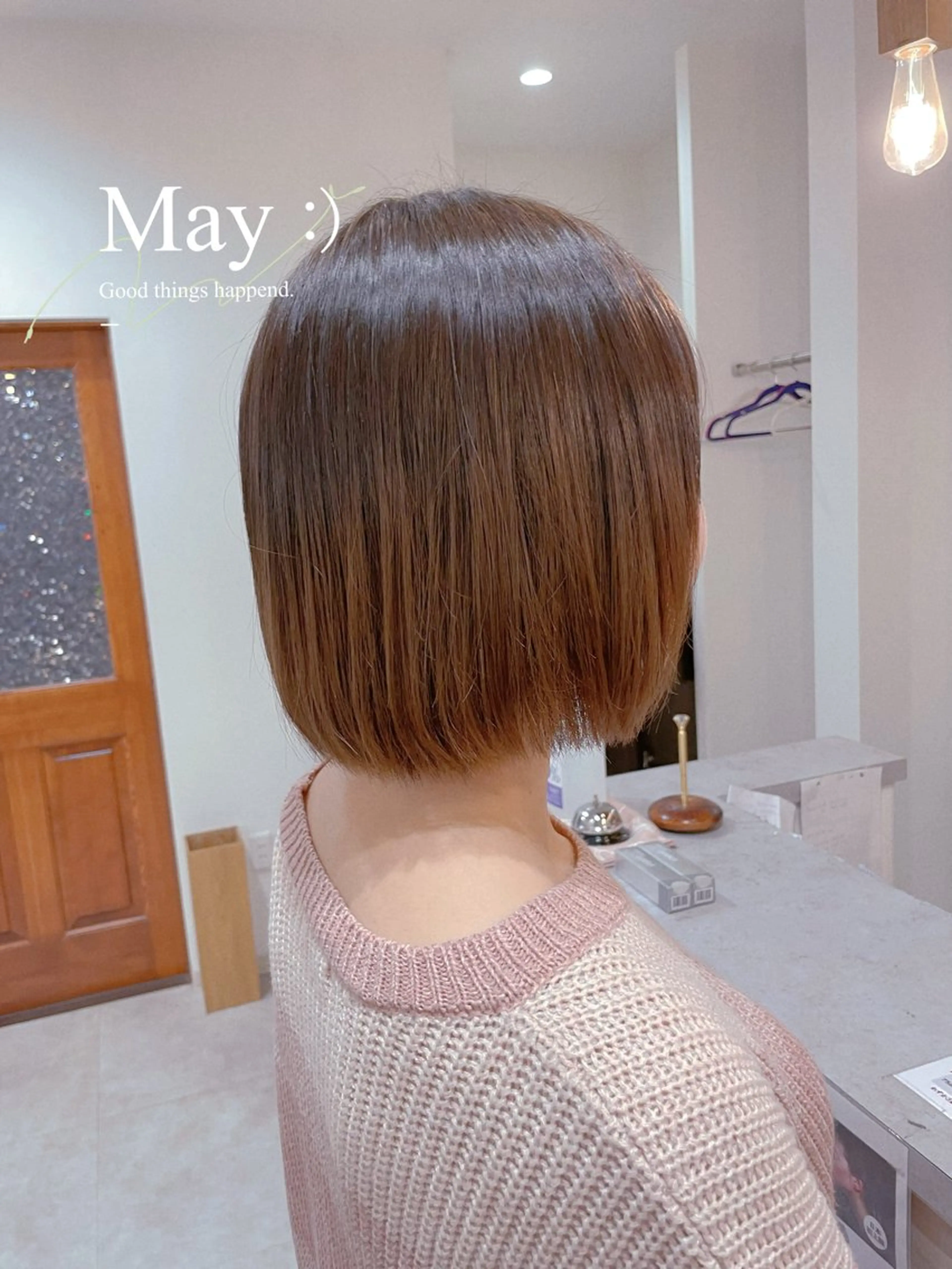 ミディアム パーマ riddle hair(駒生)所属・山越 美裕樹のヘアスタイル