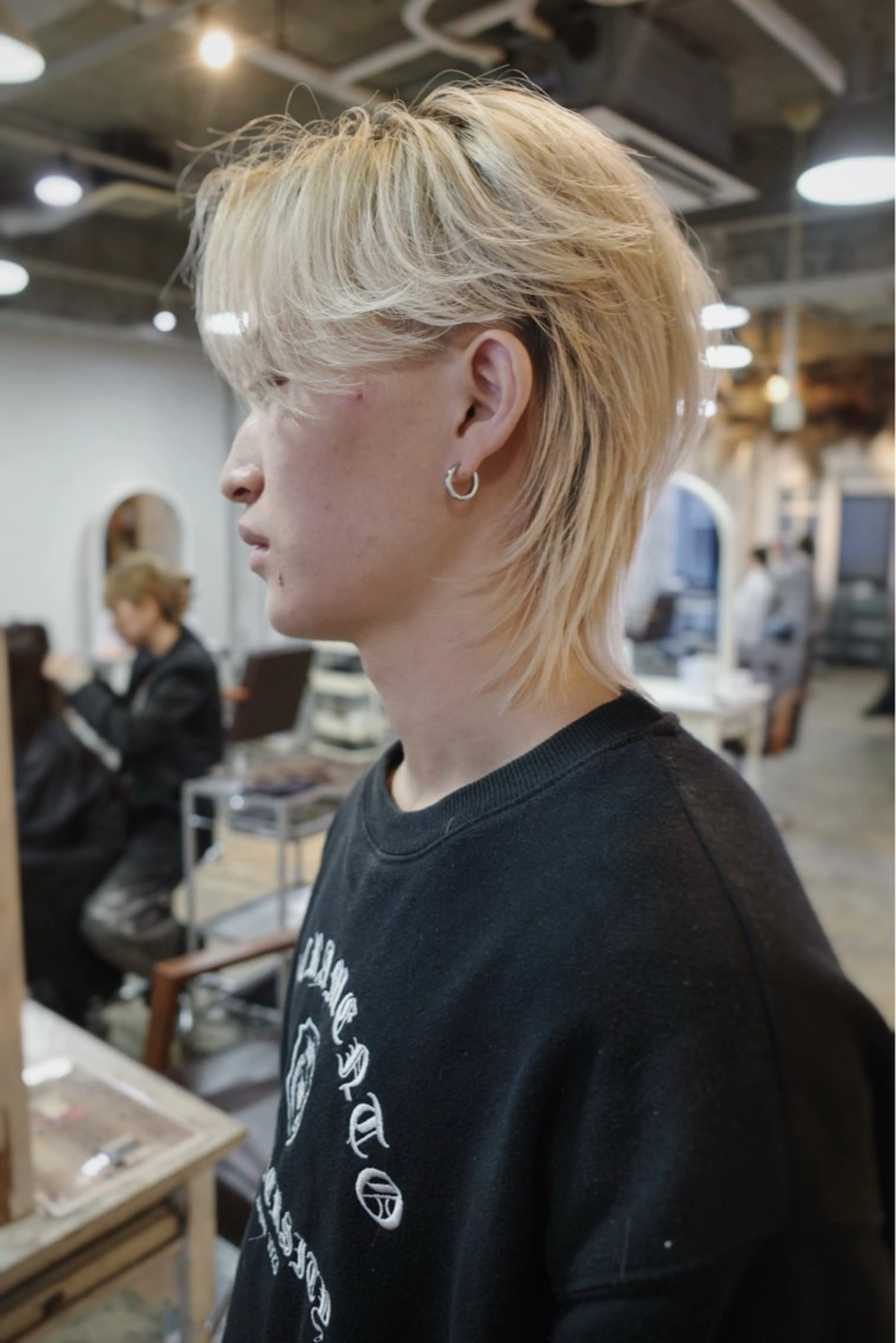 メンズ メンズウルフカット ウルフカット カット Pia hair design所属・【Pia】 セナ/ハイトーンのヘアスタイル